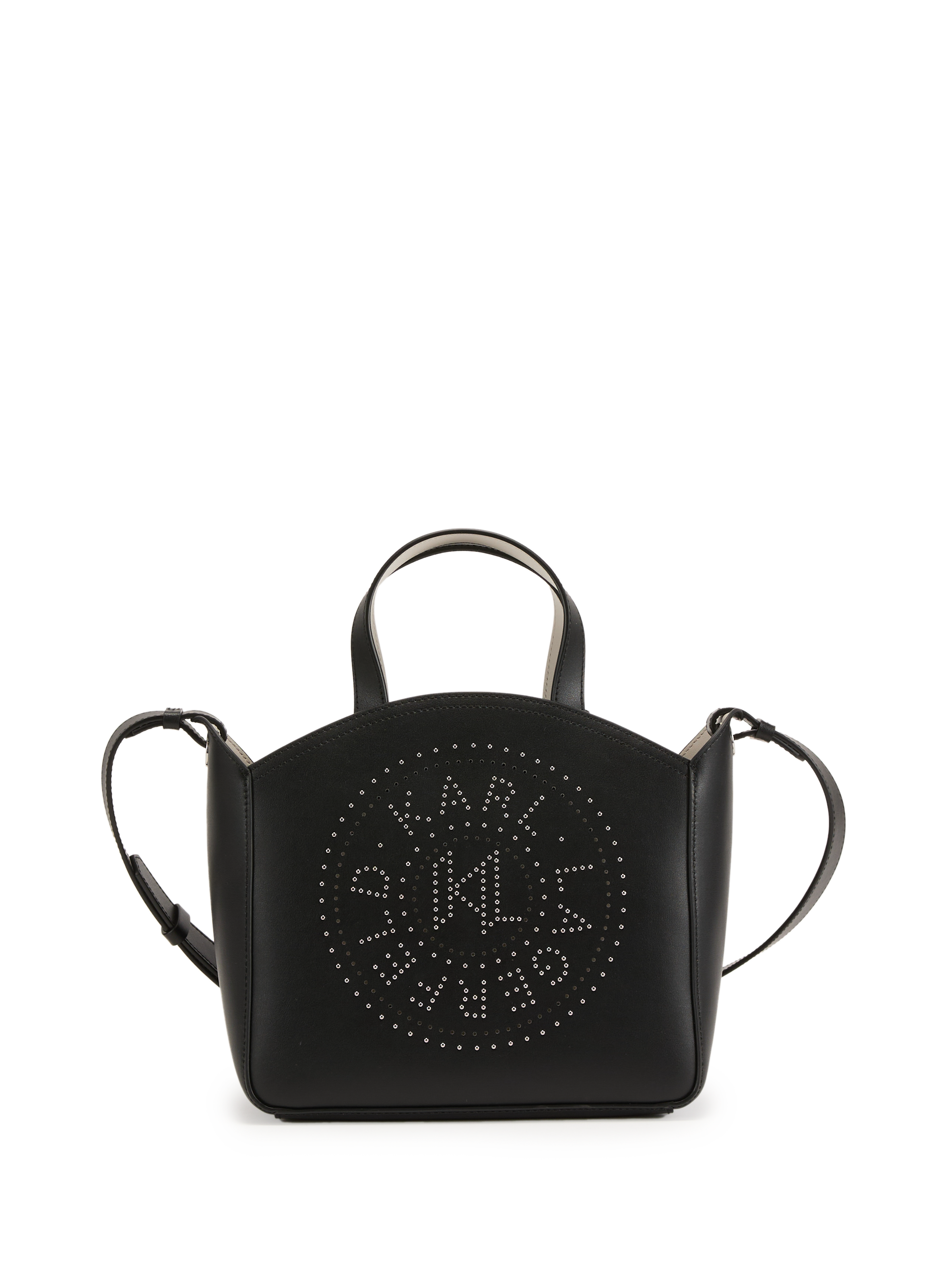KARL LAGERFELD Cleo leather handbag Black