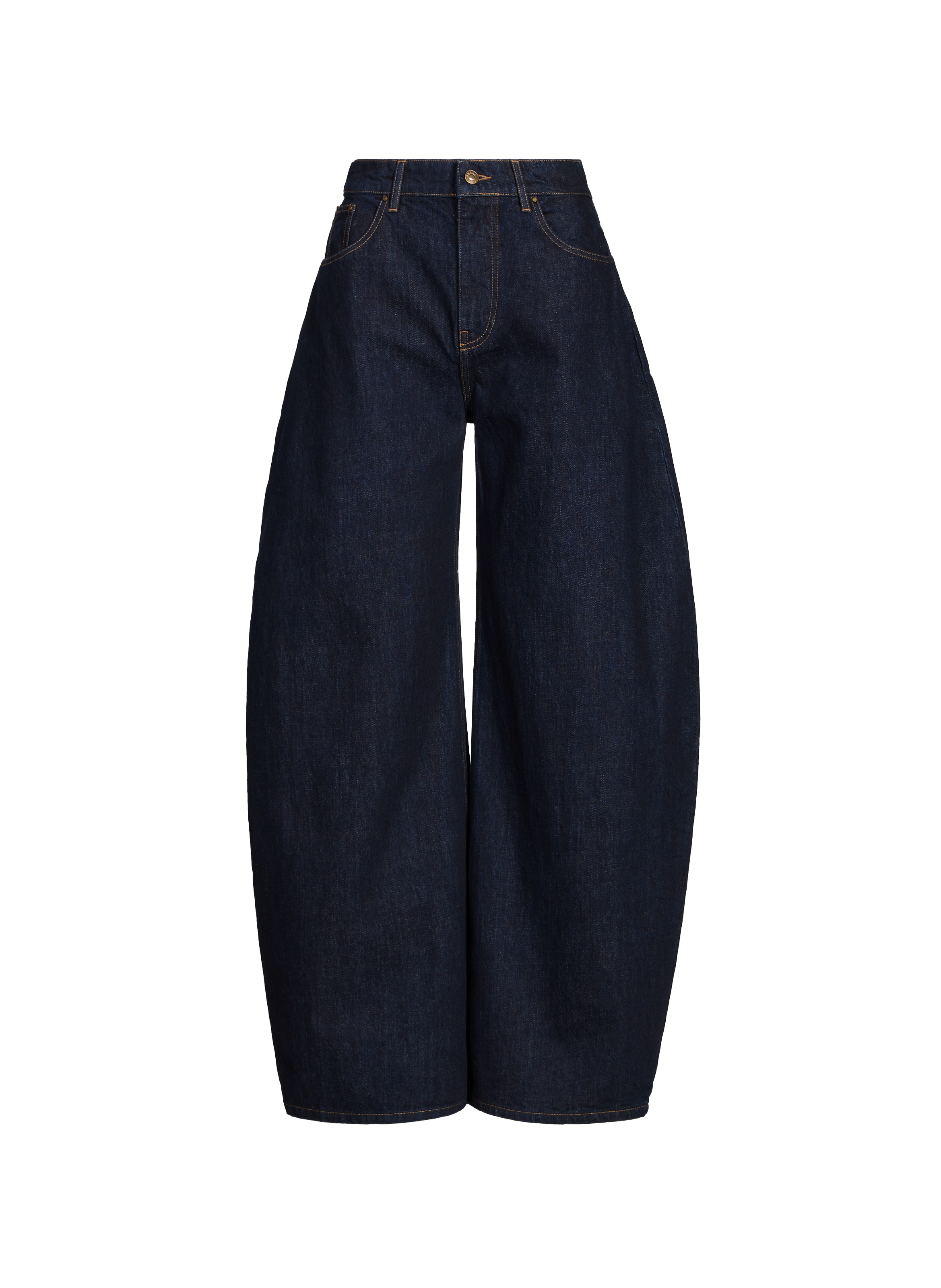 Jean oversize en coton A.W.A.K.E. MODE Bleu