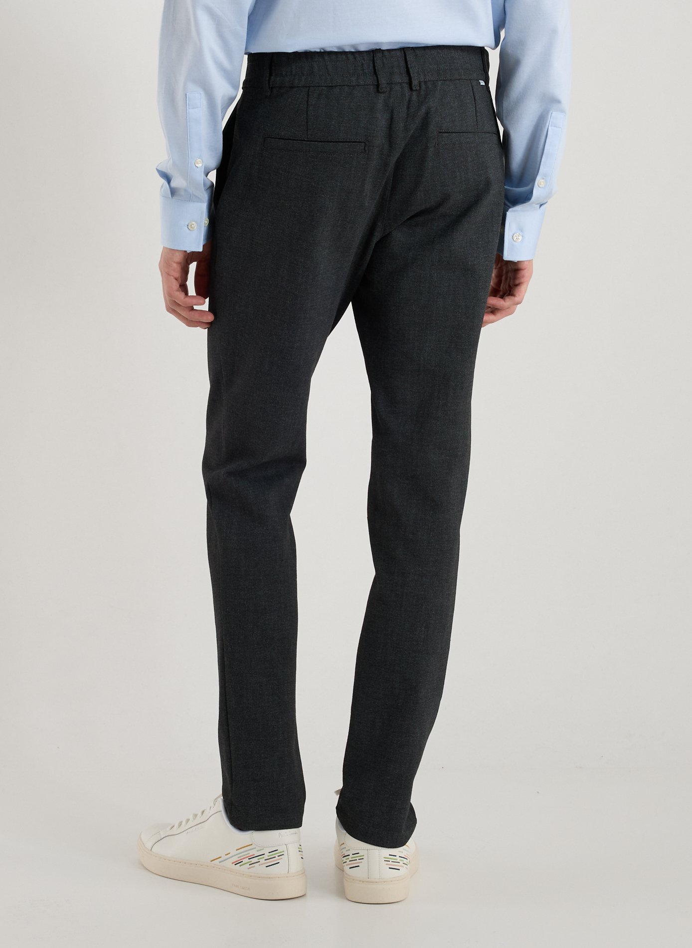 Bedford slim-fit cotton trousers 1789 CALA Grey
