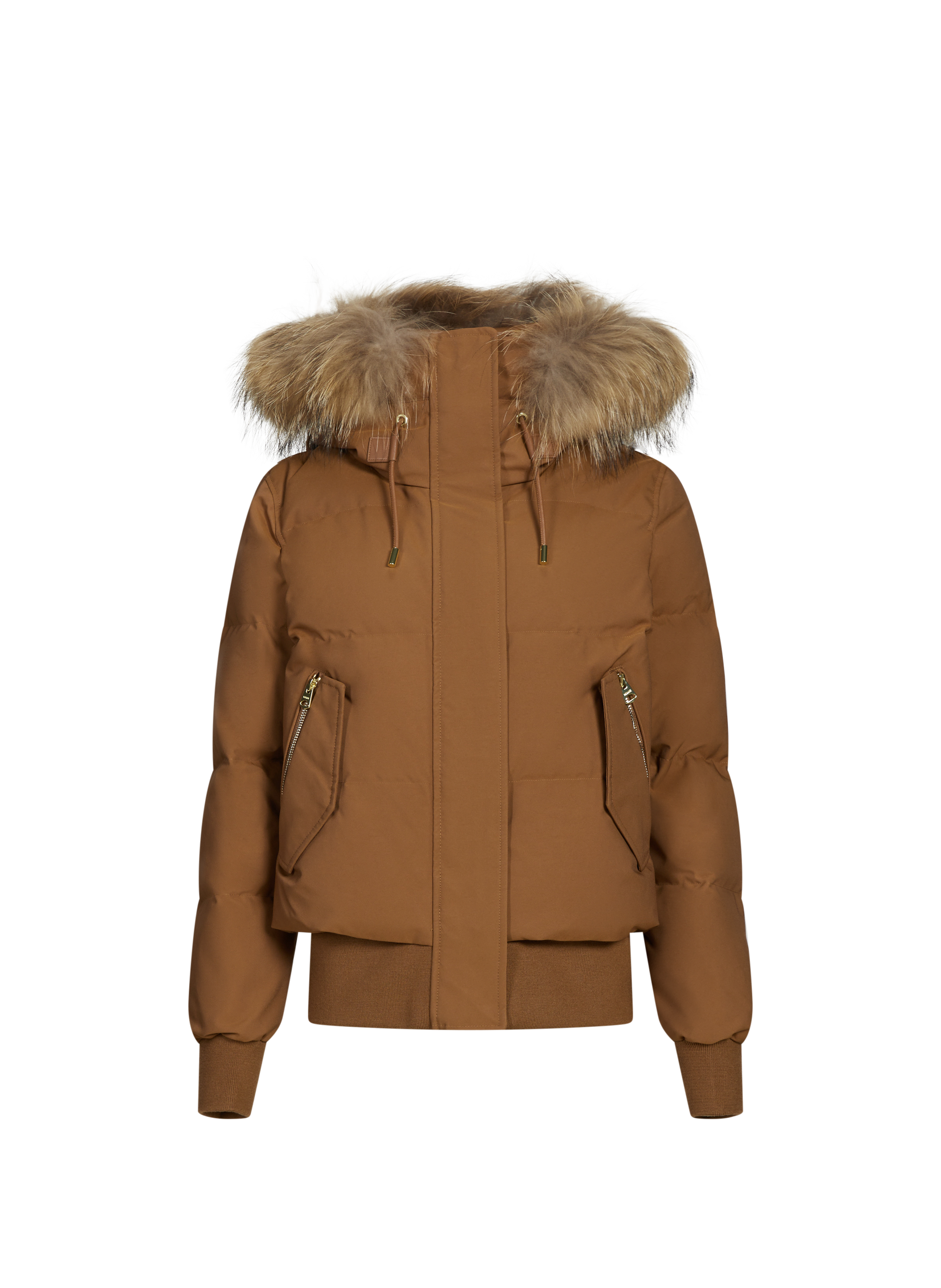 MACKAGE Quilted hooded jacket Brown