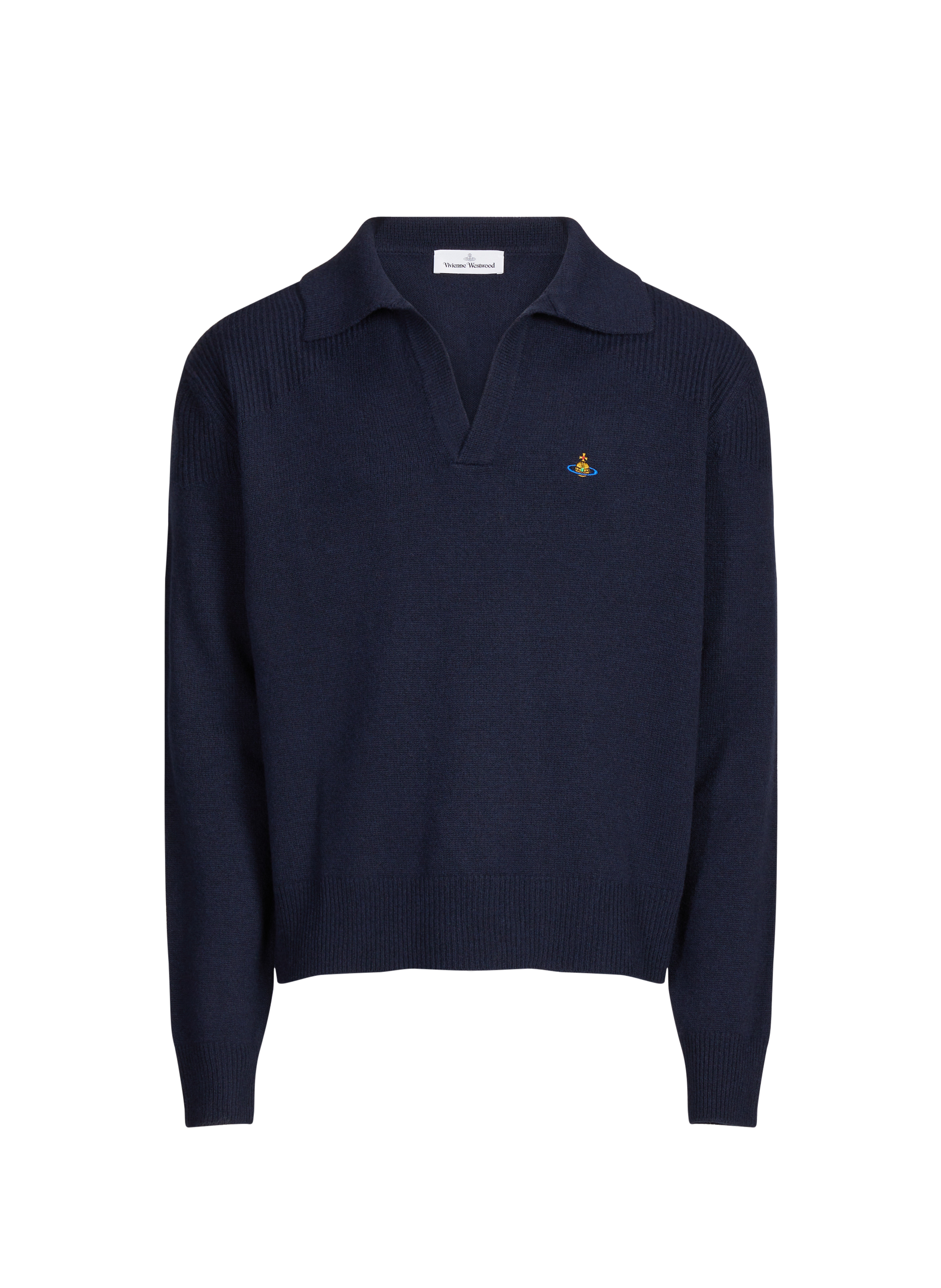 Wool and cashmere Football sweater VIVIENNE WESTWOOD Blue
