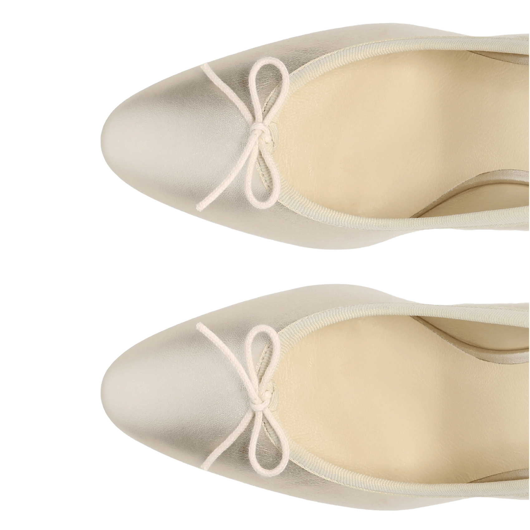 Escarpins en cuir cendrillon REPETTO Doré