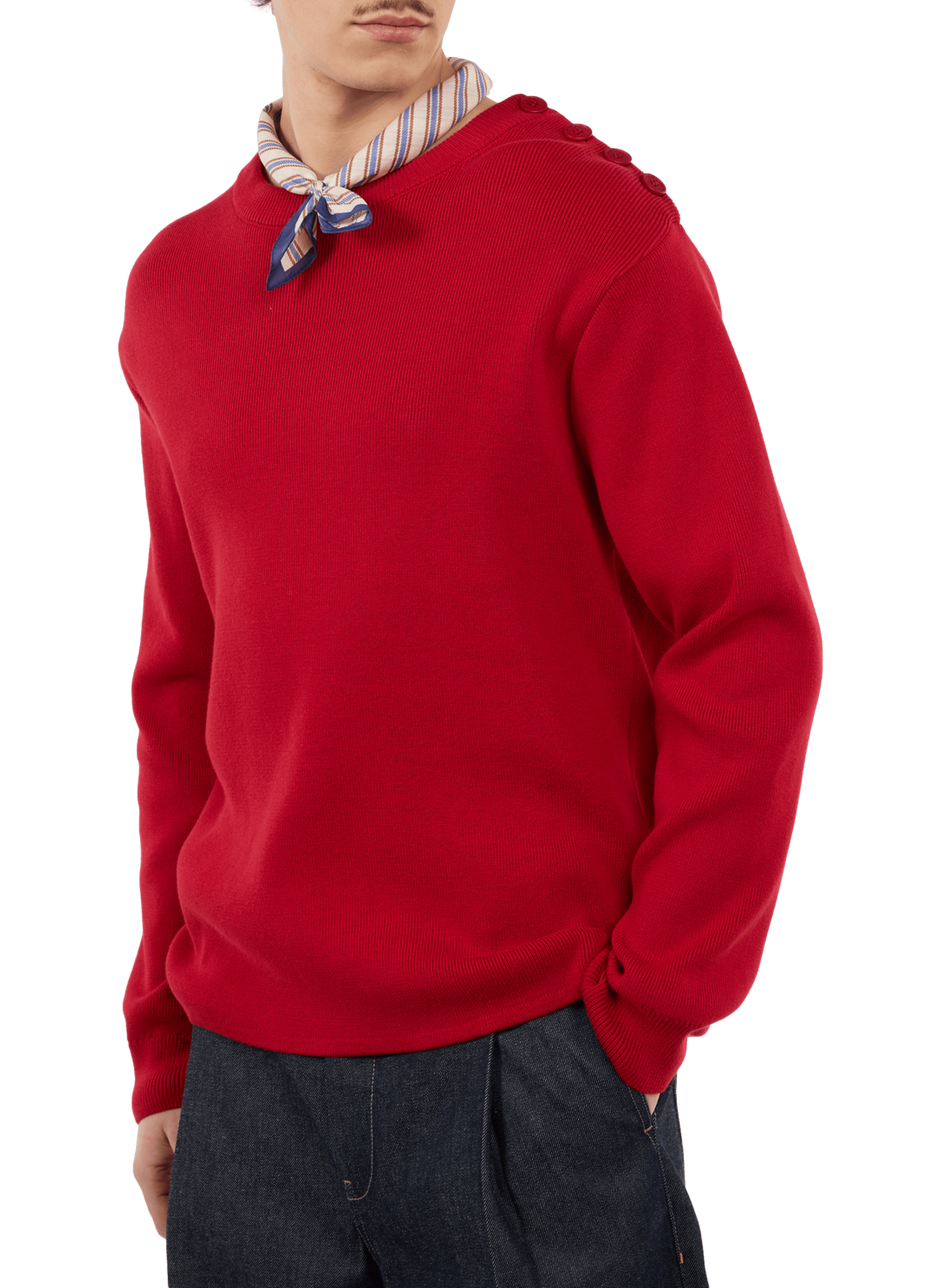 100% cotton sweater SAISON 1865 Red