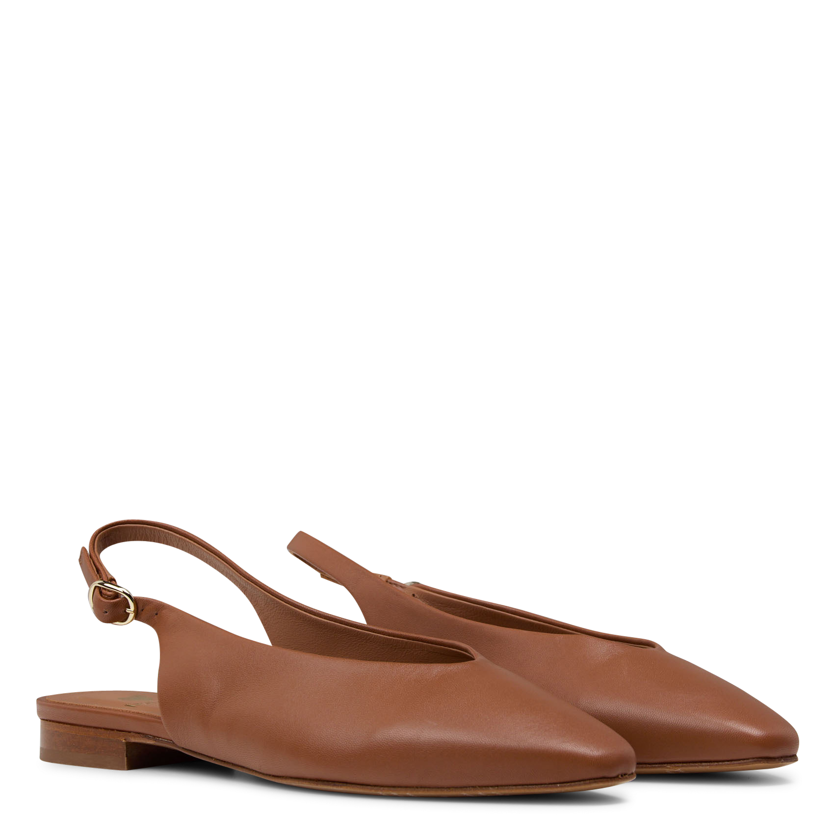 Ballerines en cuir anouk BOBBIES Marron