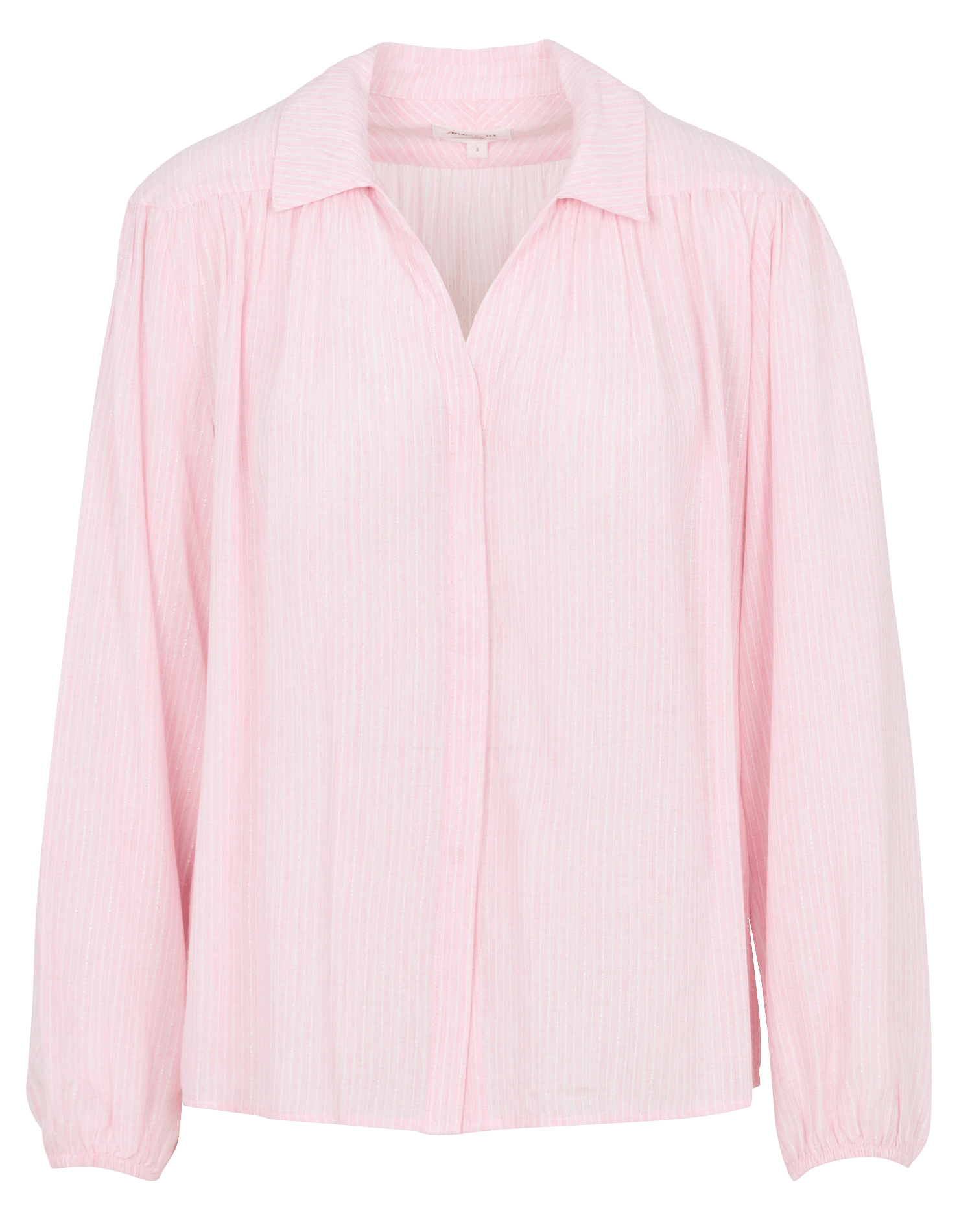 Chemisier rayé fluide à fils métallisés seattle MAISON 123 Rose