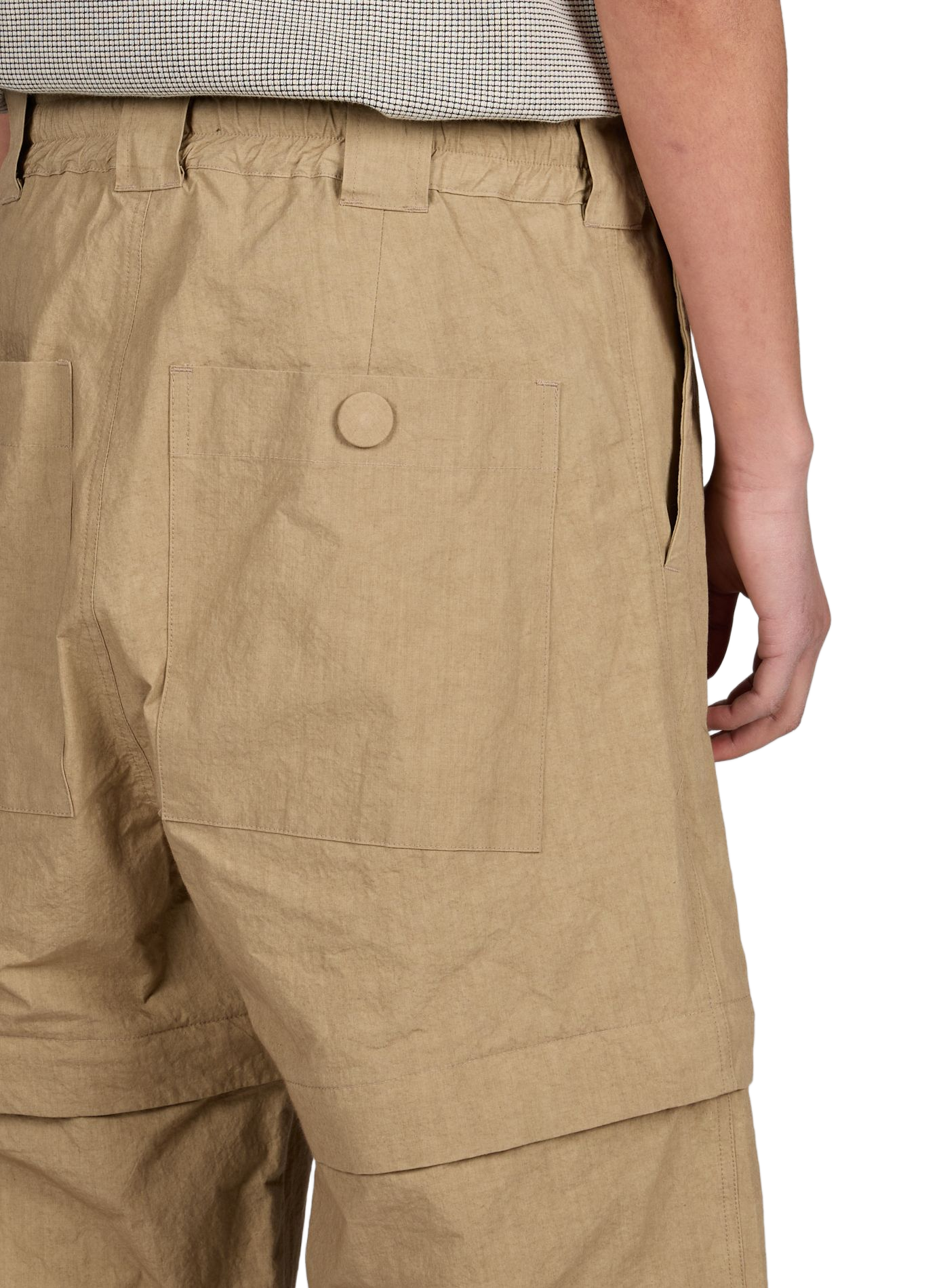 Pantalon cargo en coton mélangé WANSIE Beige