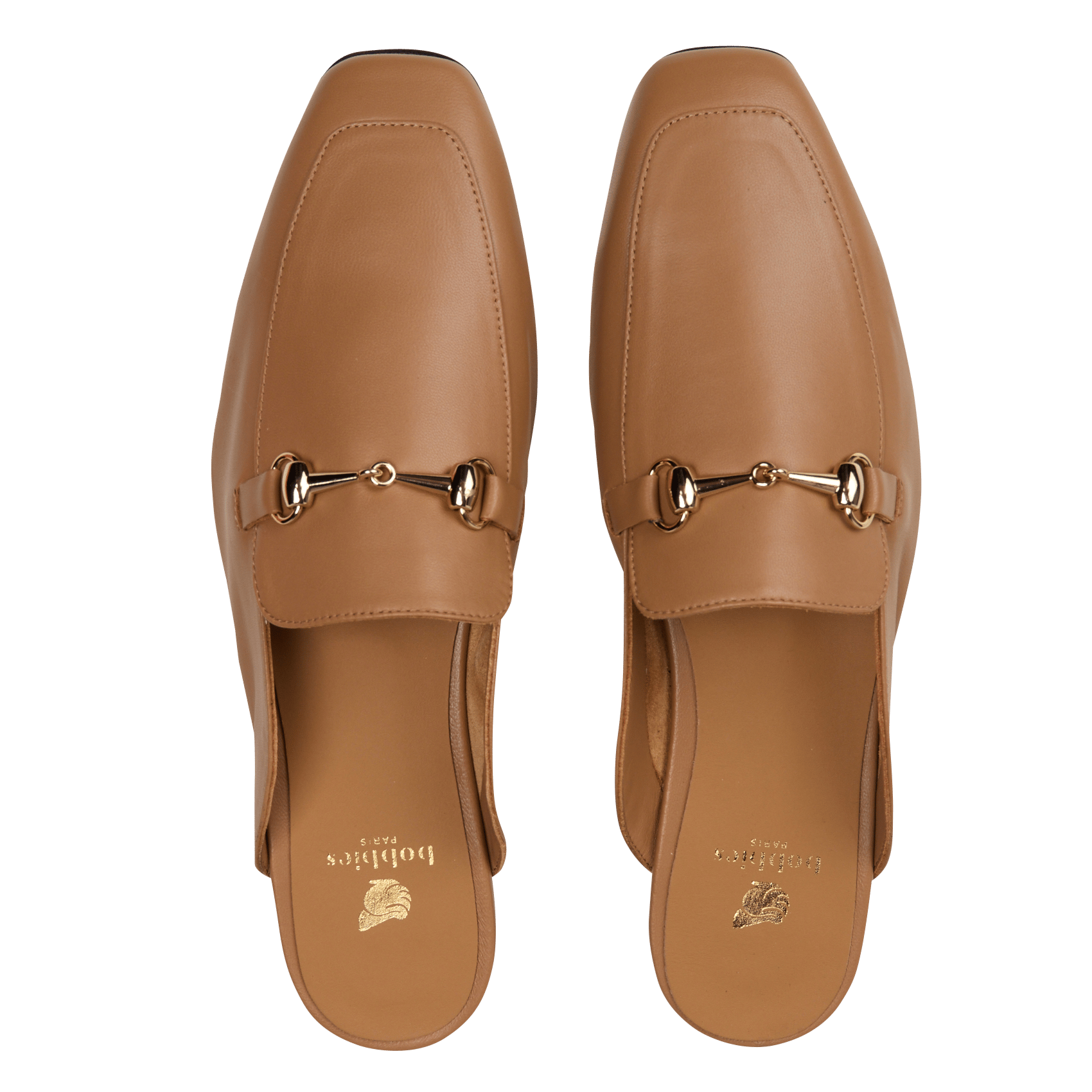 Mules en cuir emy BOBBIES Marron