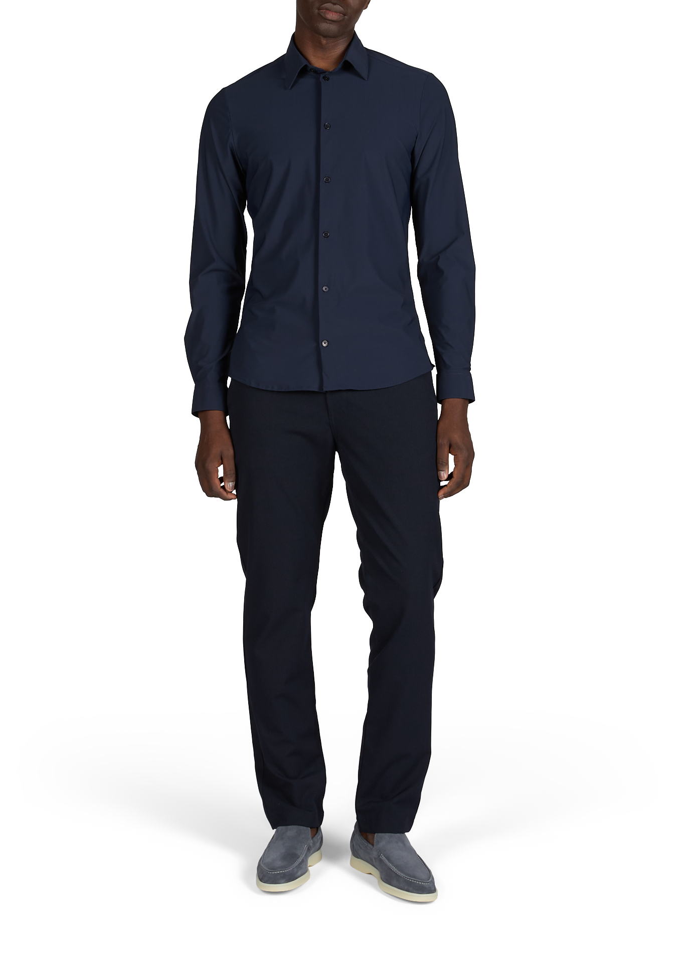 Mocasines de ante AURELIEN Azul