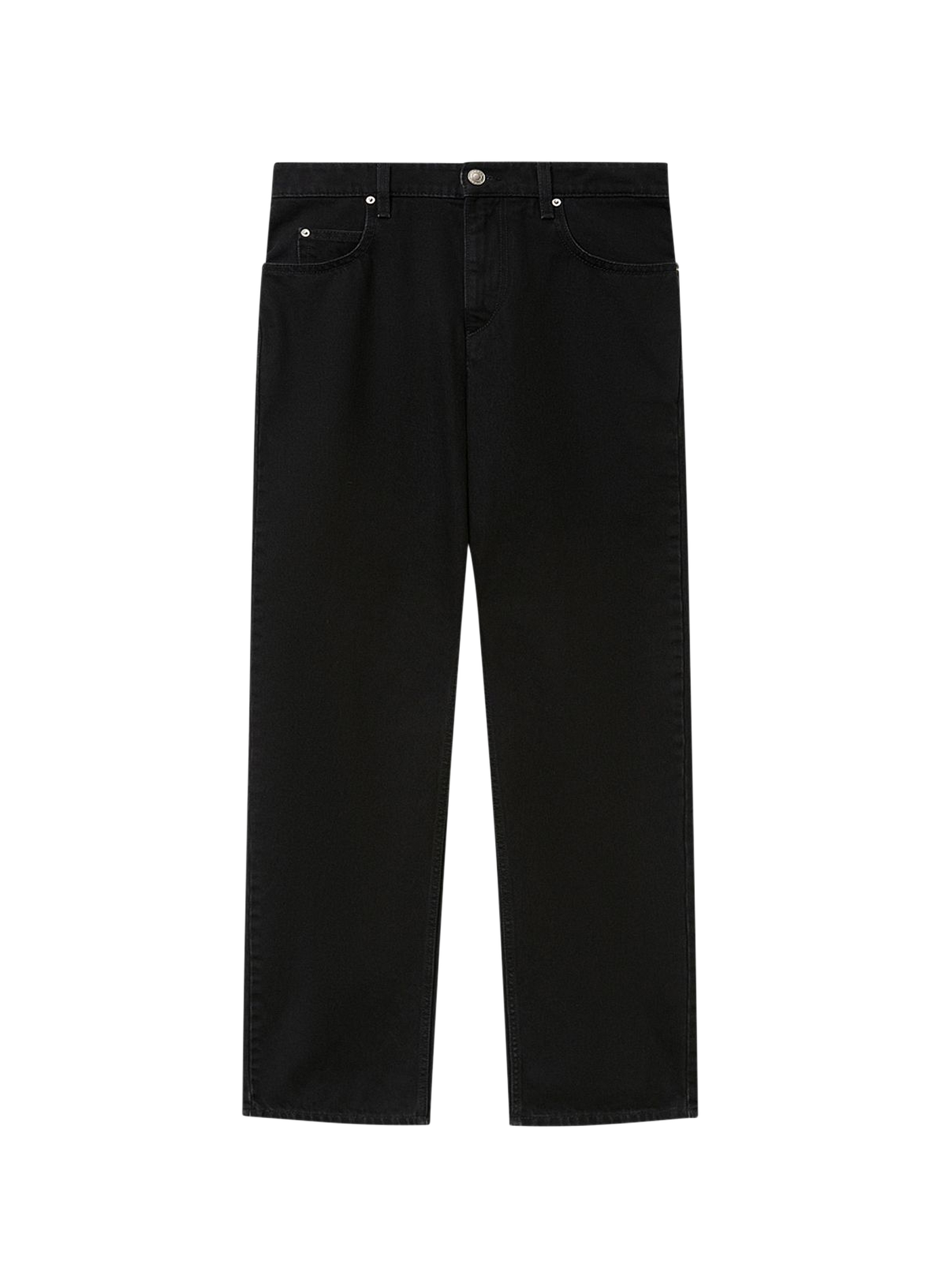 Straight leg Dromie jeans in cotton denim ISABEL MARANT Black
