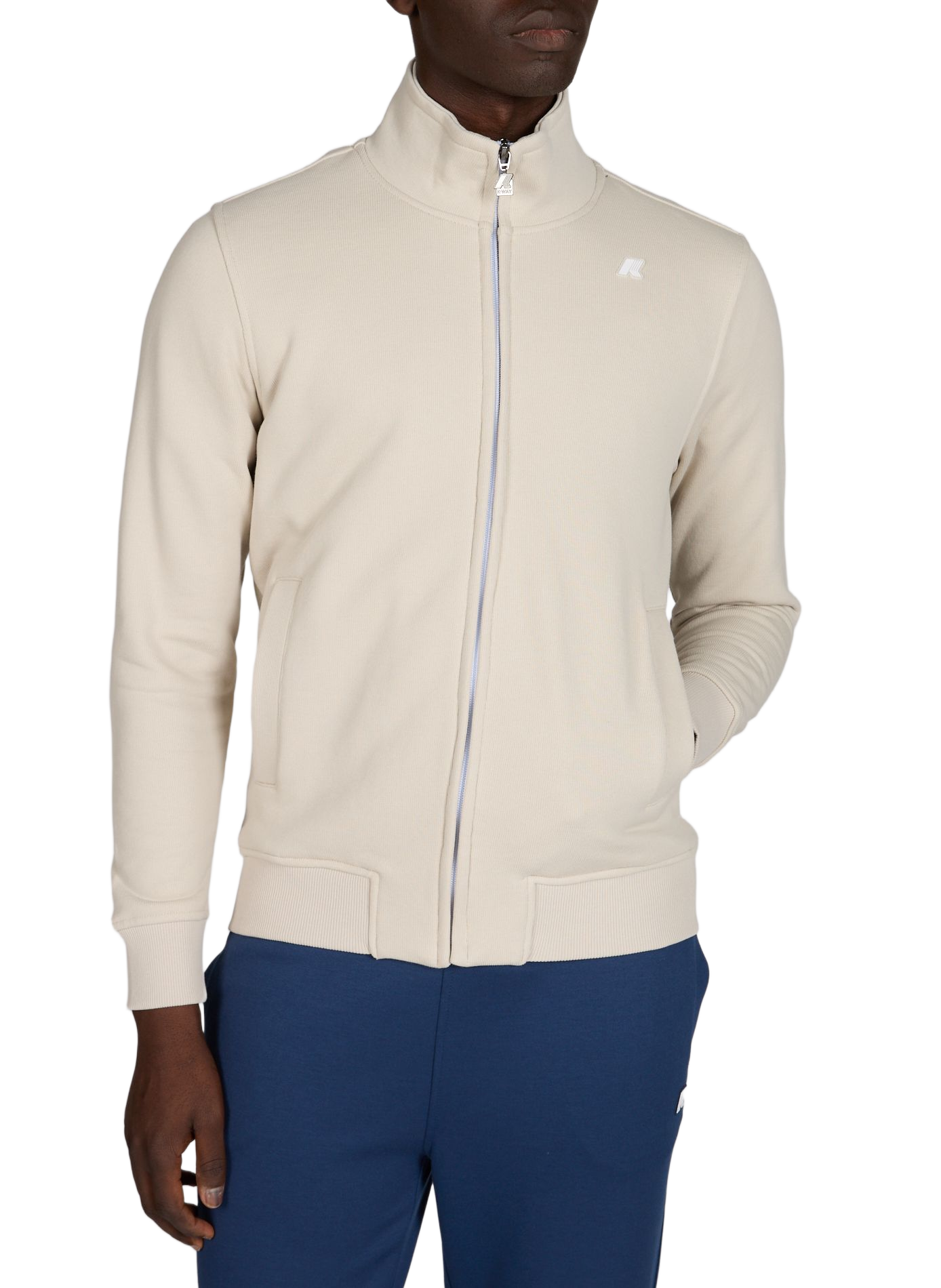 Sudadera Finn French Terry de algodón mezclado K-WAY Beige