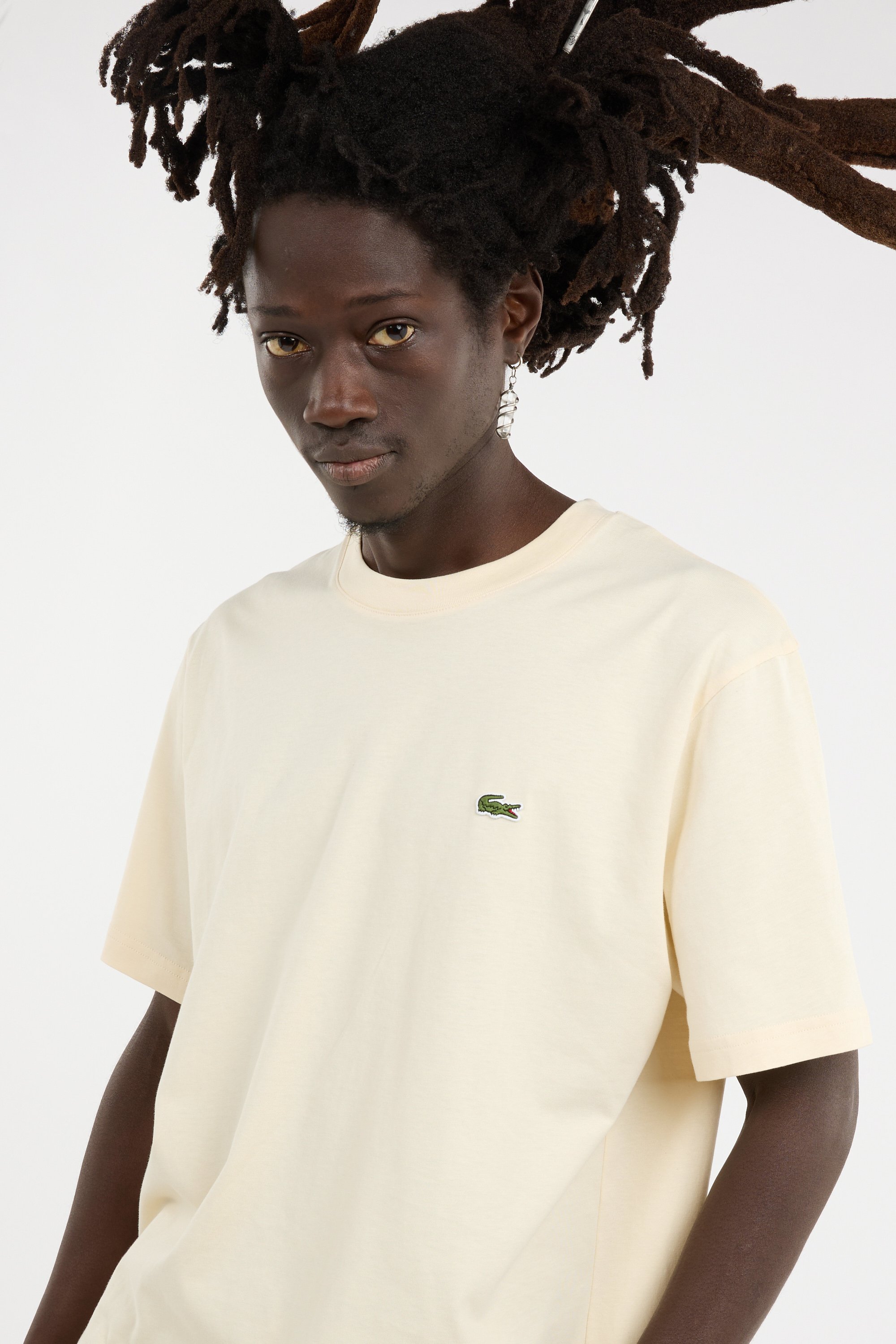T-shirt LACOSTE Beige