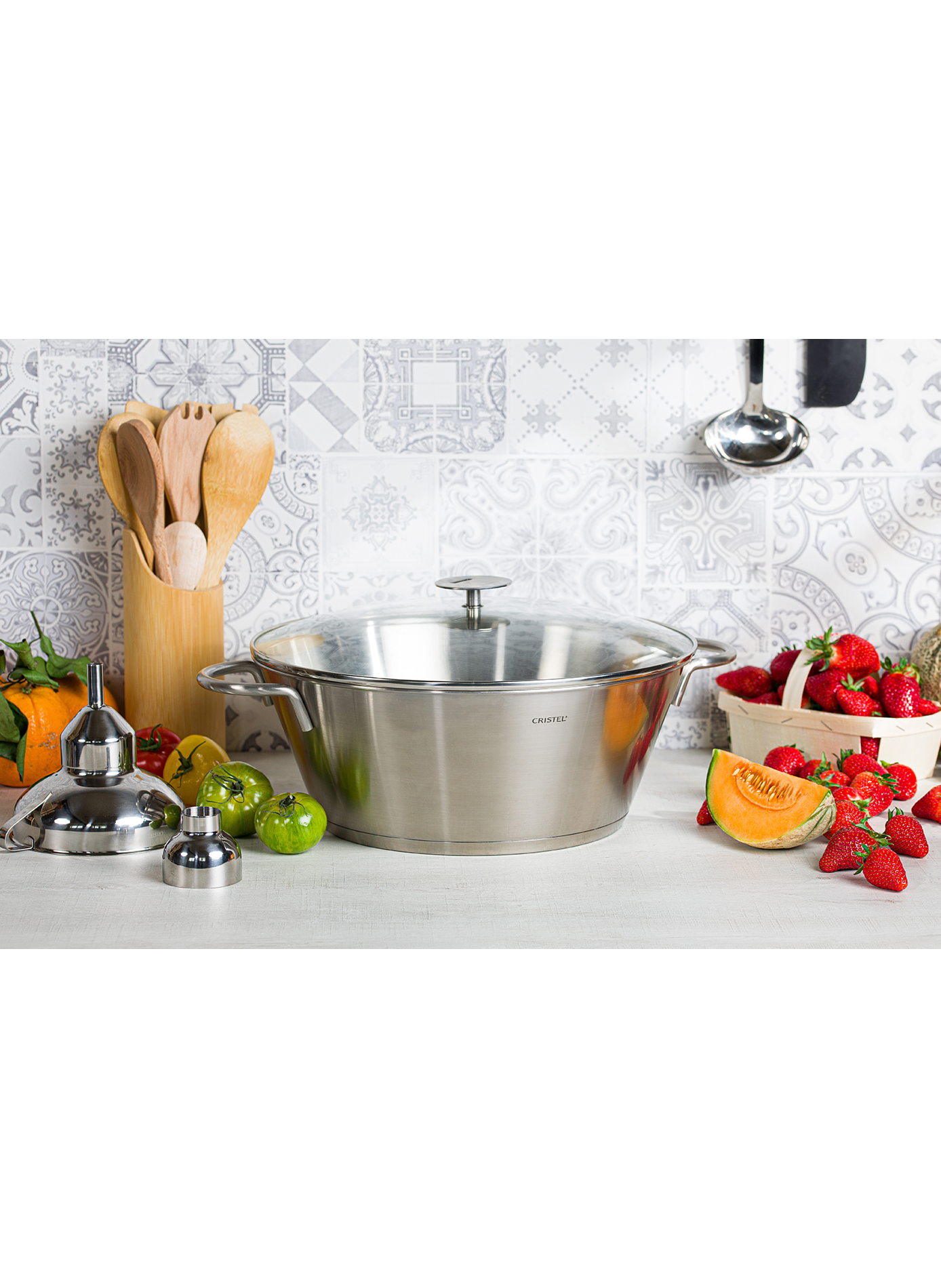 Confiturière en inox CRISTEL Gris