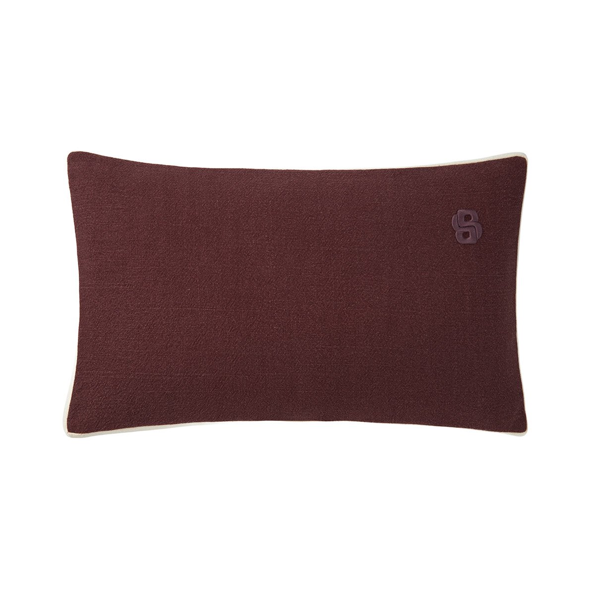 Housse de coussin en lin, clayton BOSS HOME Marron