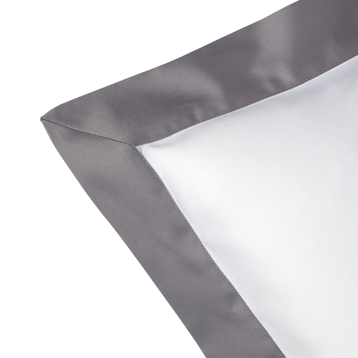 Taie d'oreiller en satin, linéa YVES DELORME Gris