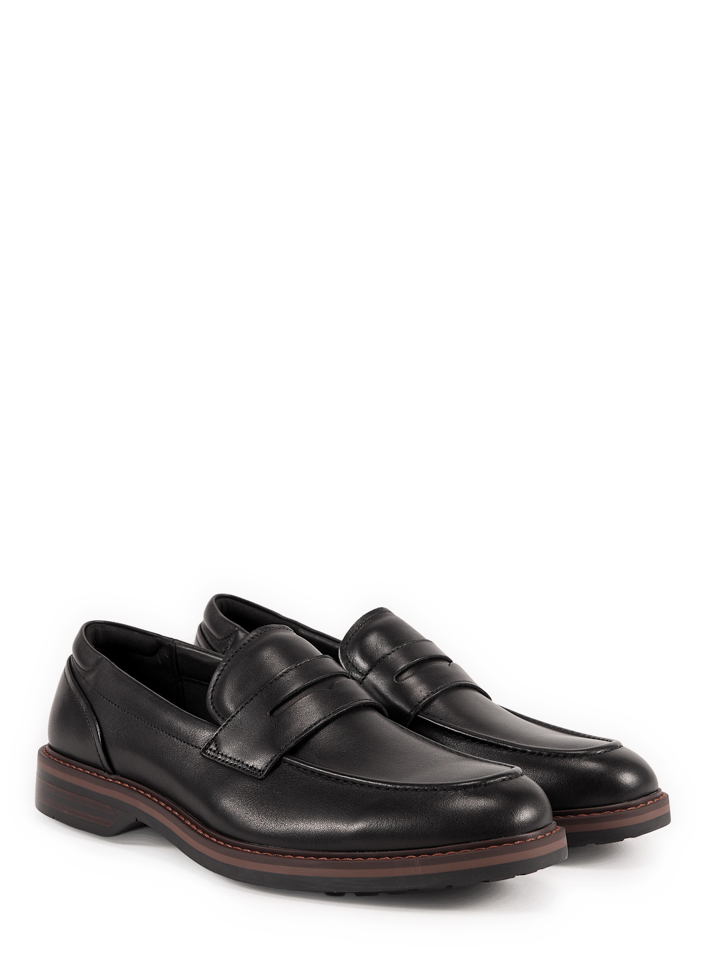 Mocassins en cuir CLARKS Noir