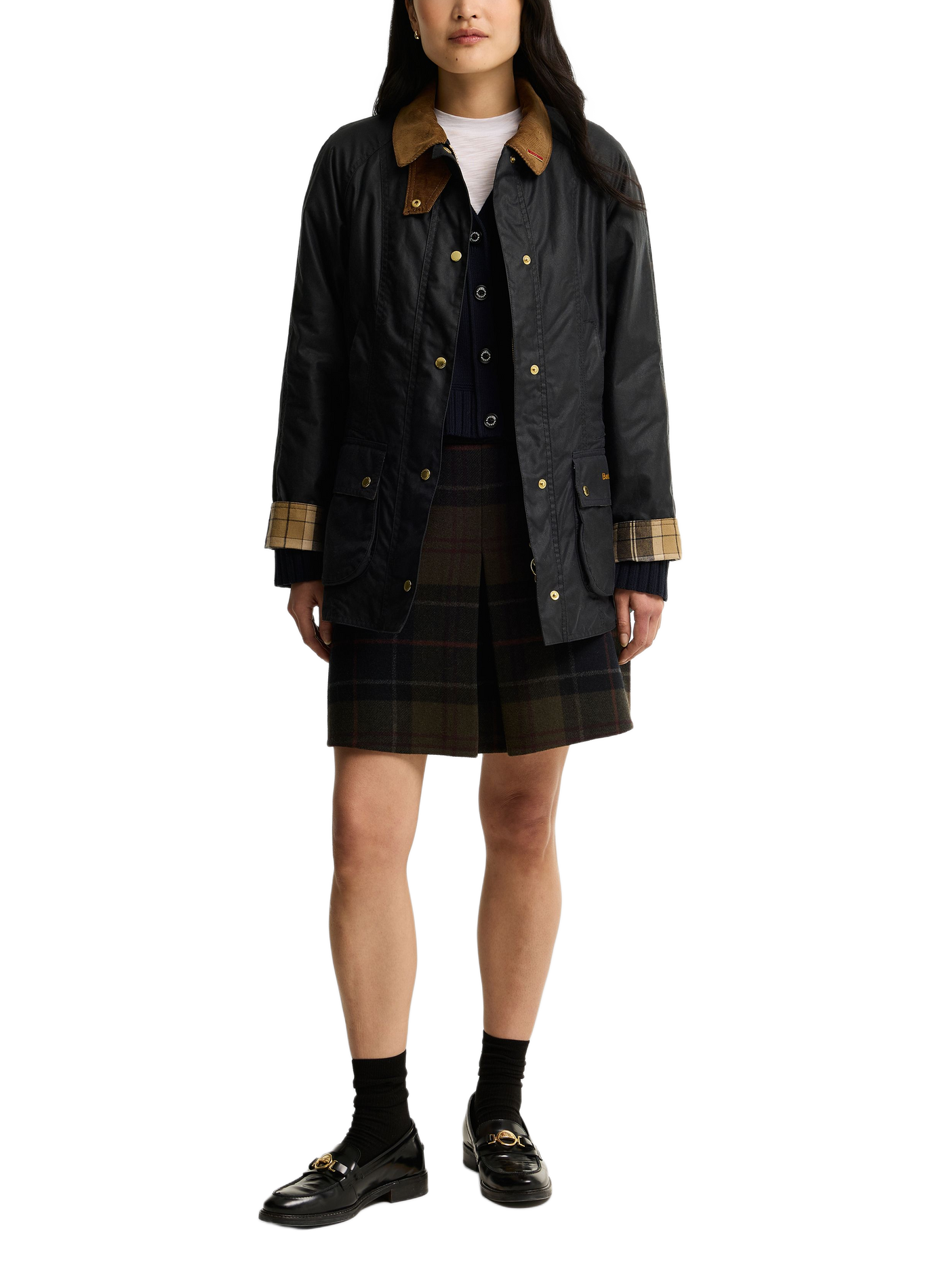 Icons Beadnell waxed cotton jacket BARBOUR Blue