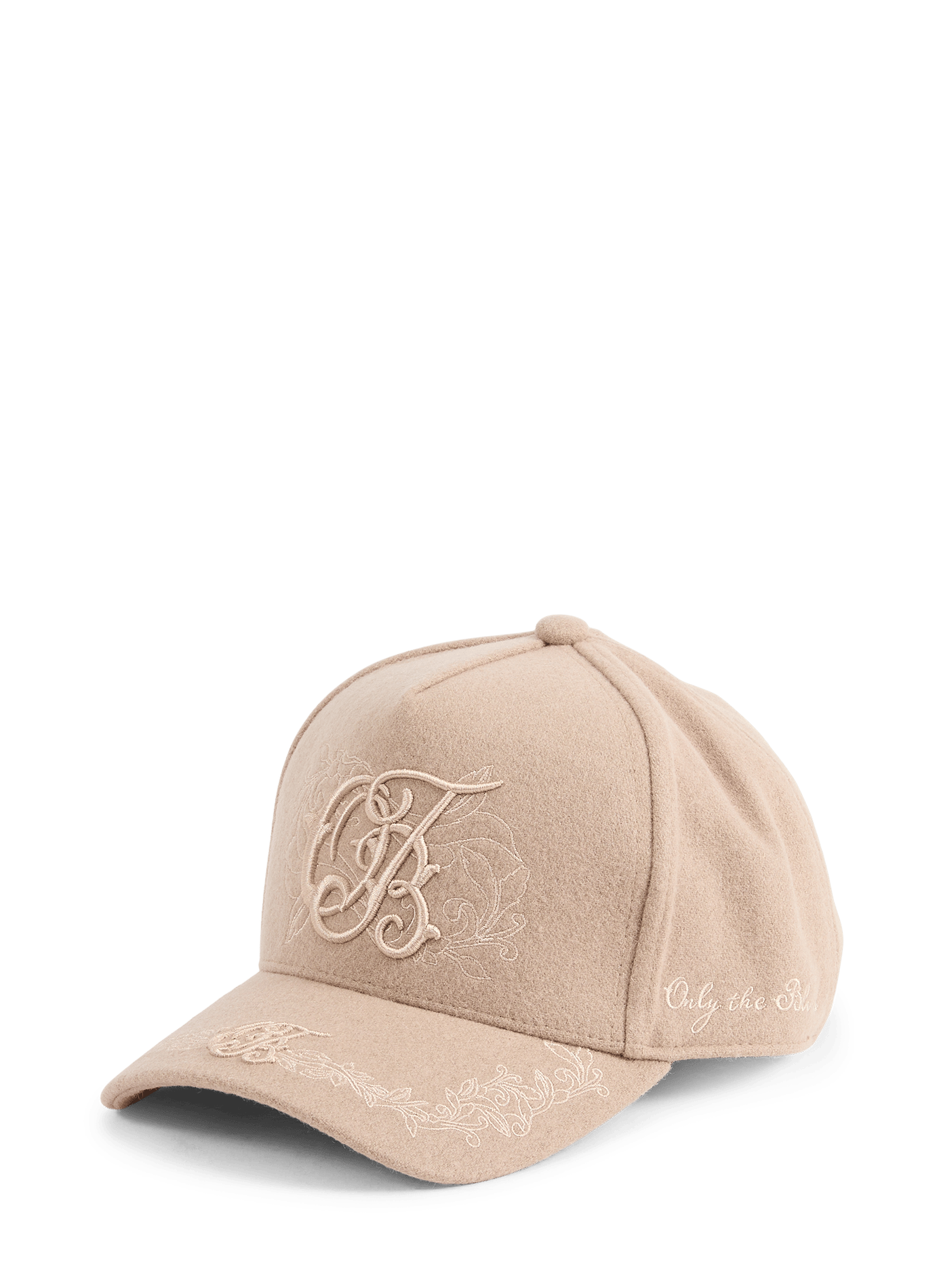 Wool-blend baseball cap ONLY THE BLIND Beige