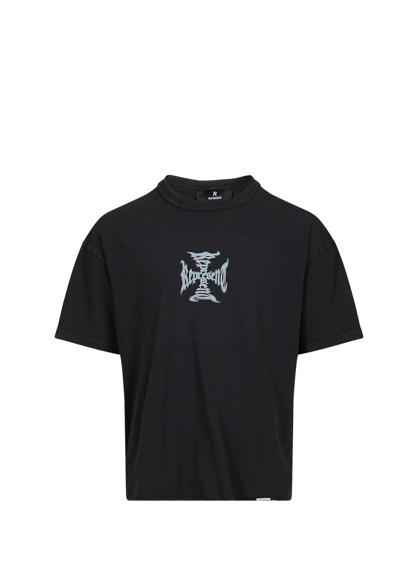 Bedrukt katoenen T-shirt REPRESENT Zwart