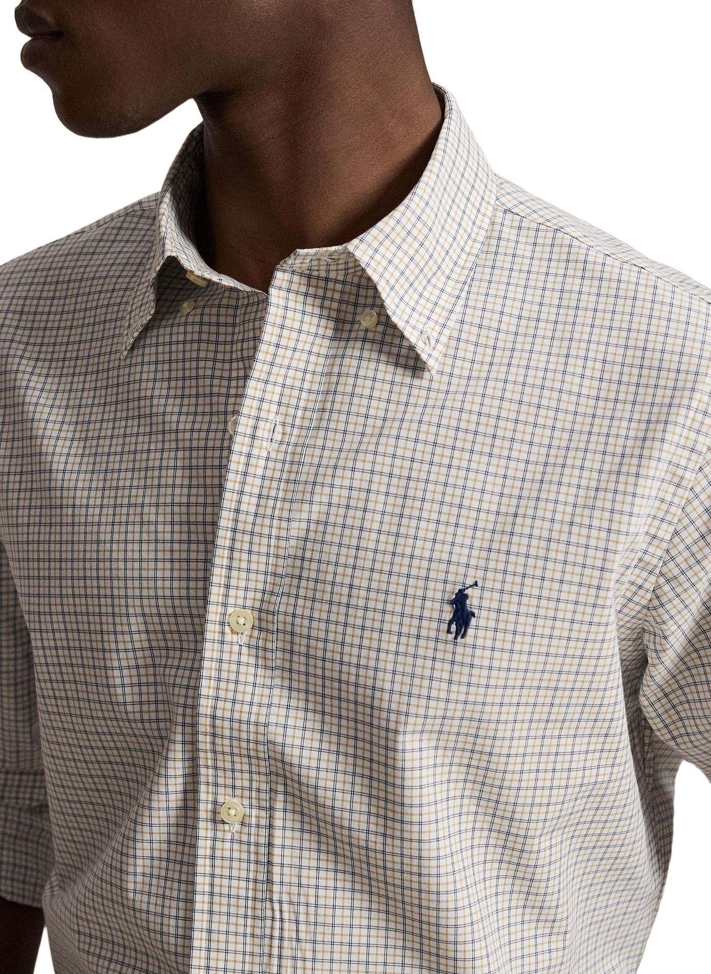 Chemise cintrée en coton mélangé POLO RALPH LAUREN Blanc