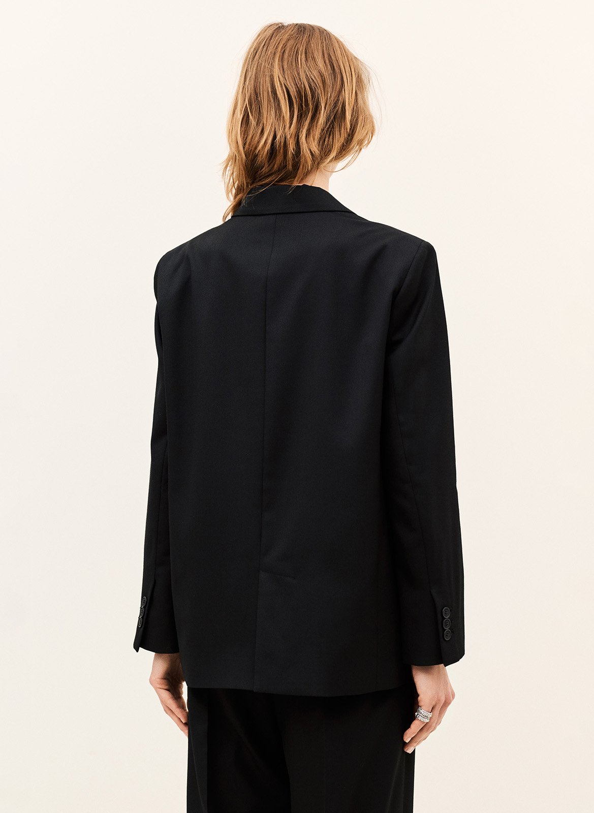 Veste tailleur oversize unie cayne | Noir BA&SH Femme