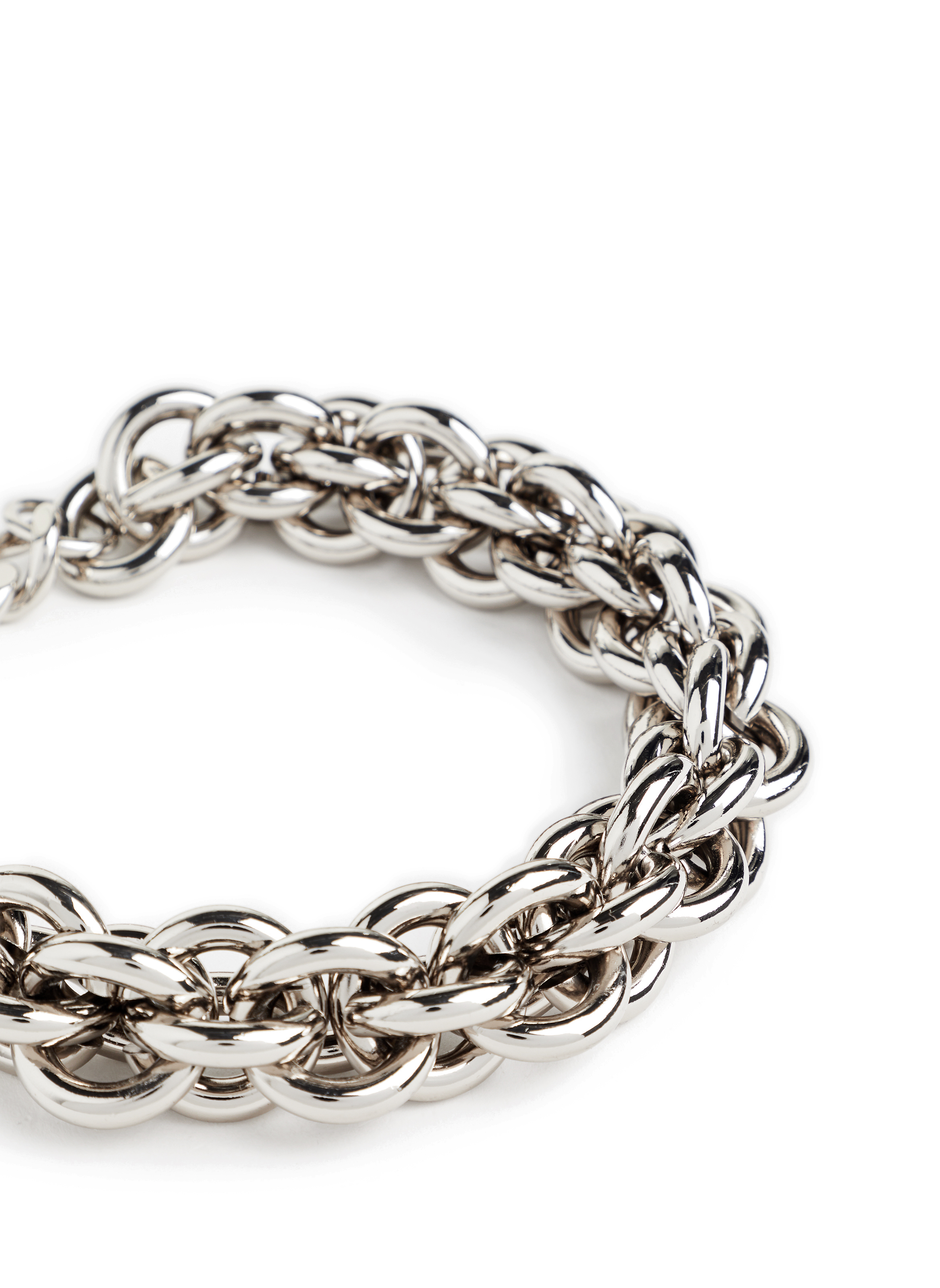 Collier double chaîne Chunky 1017 ALYX 9SM Argent