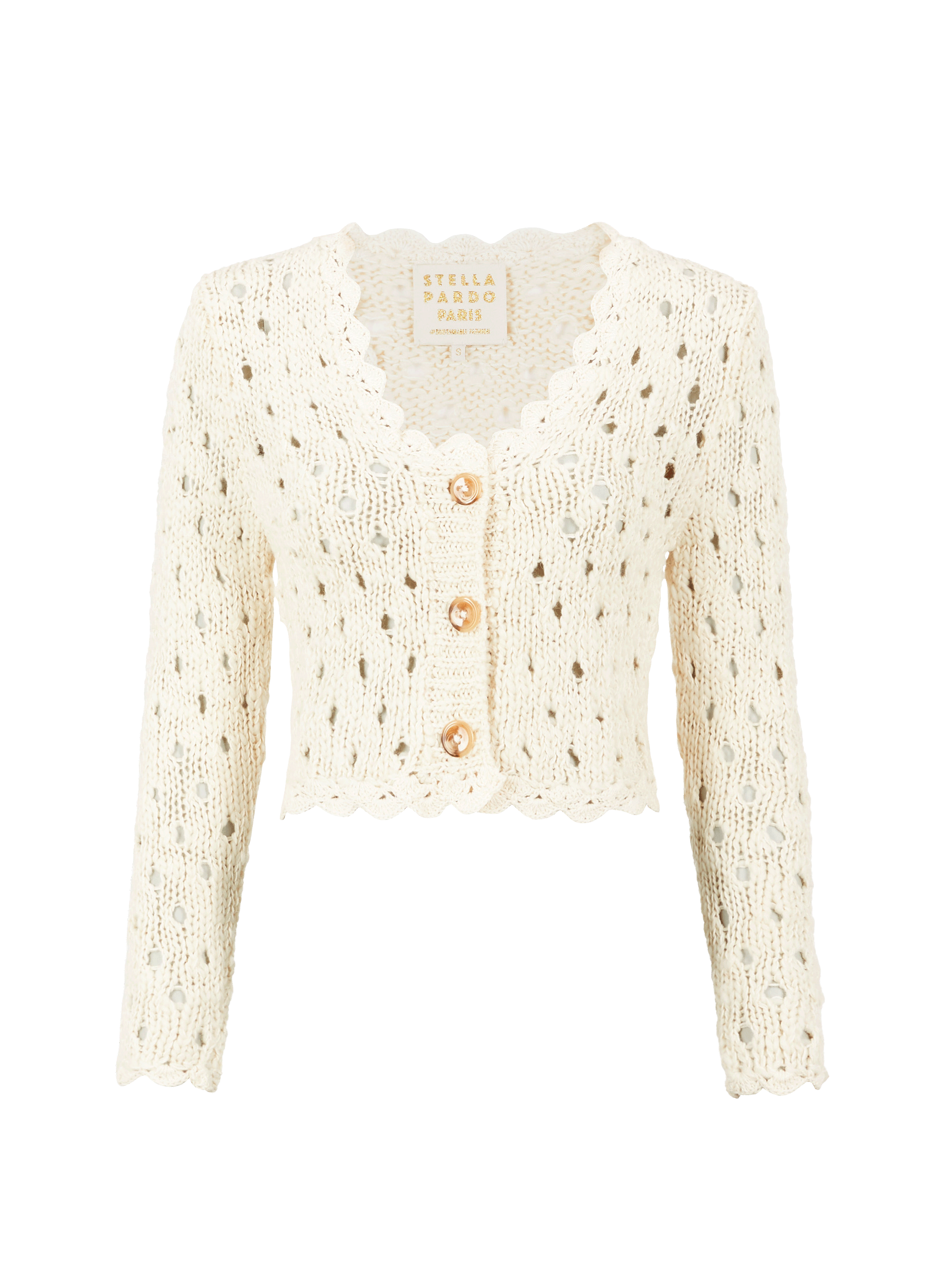 Cardigan Wayta en laine et coton