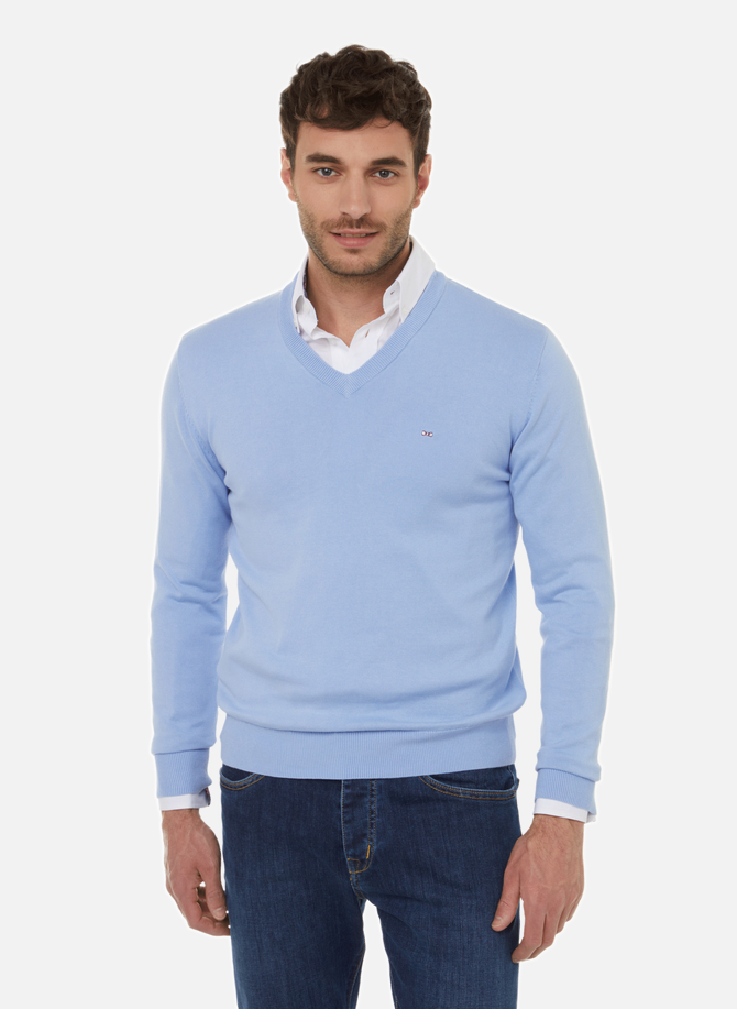 EDEN PARK cotton V-neck sweater