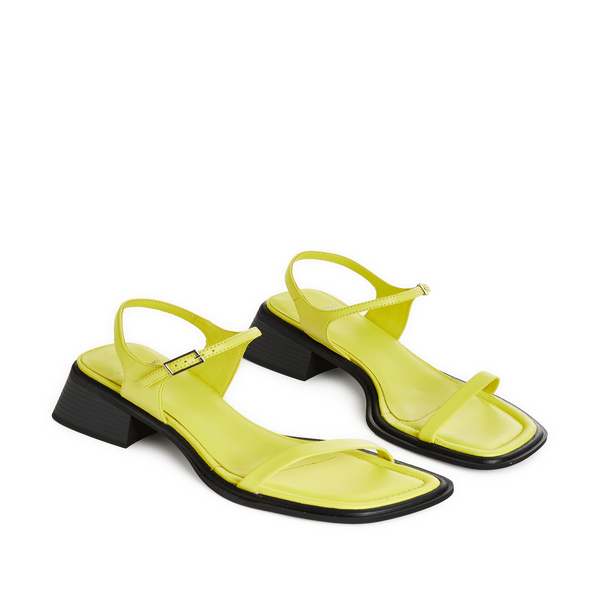 Vagabond Ines Leather Sandals In Green