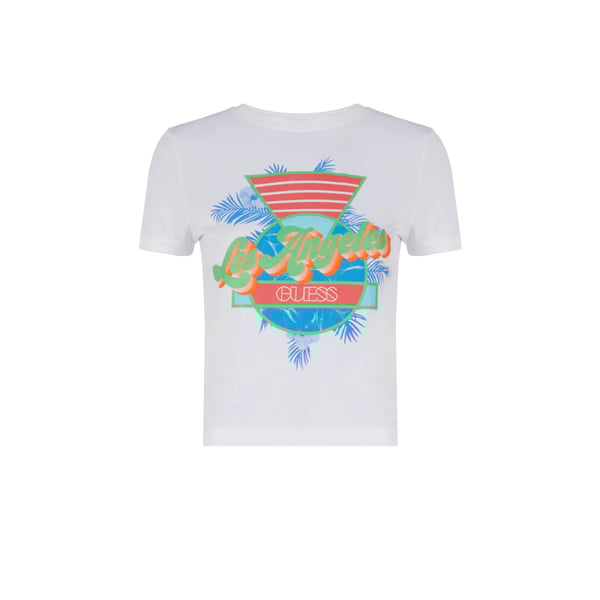 T-shirt en coton imprimé