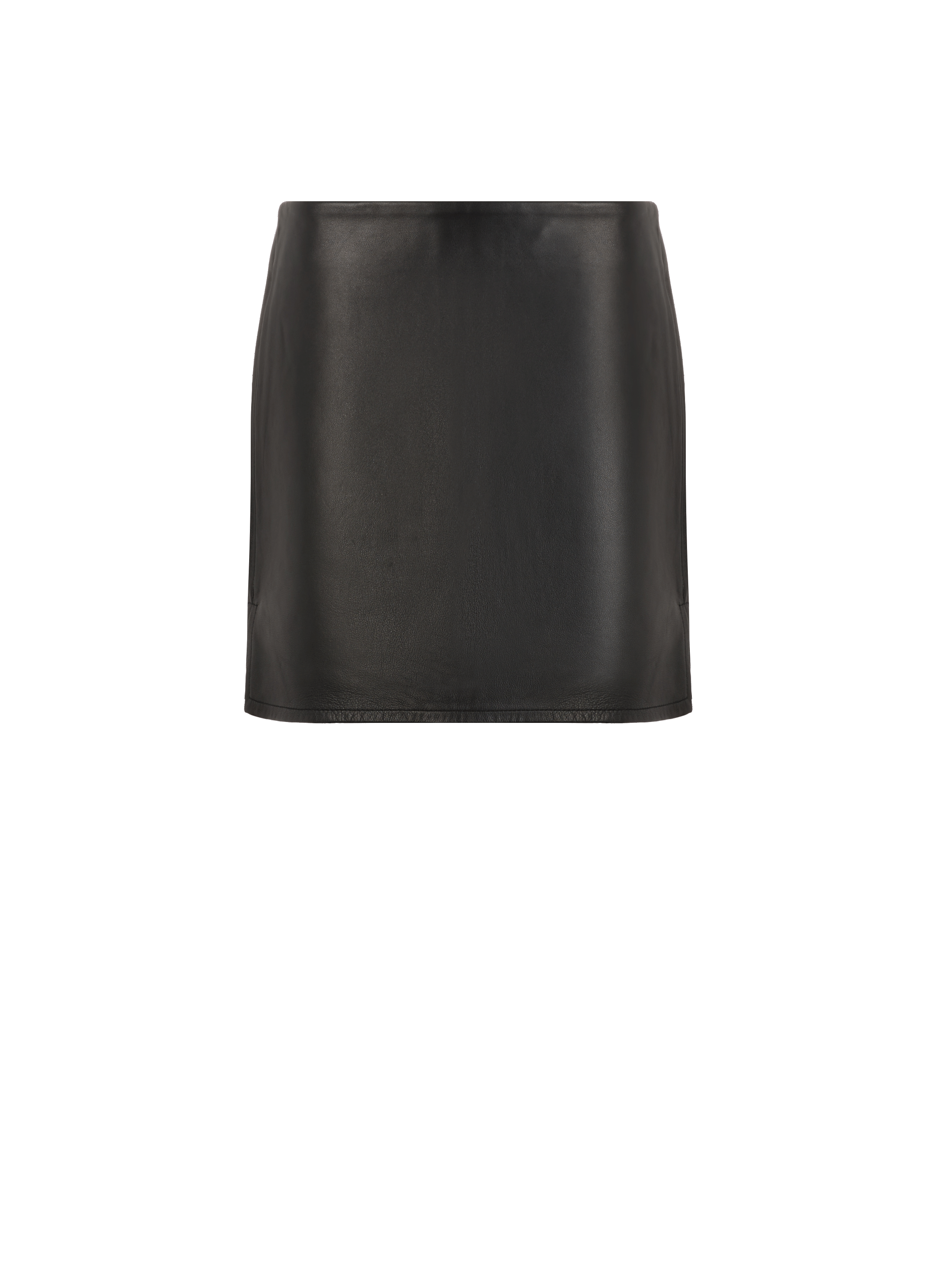 Leather mini skirt SAISON 1865 Black