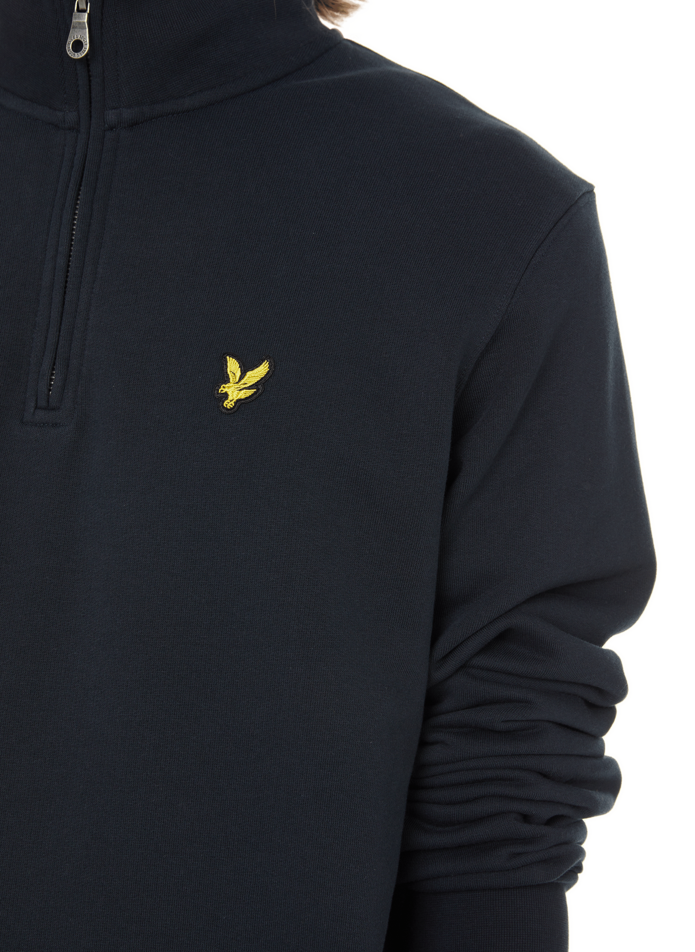 Gilet col montant en coton LYLE & SCOTT Bleu