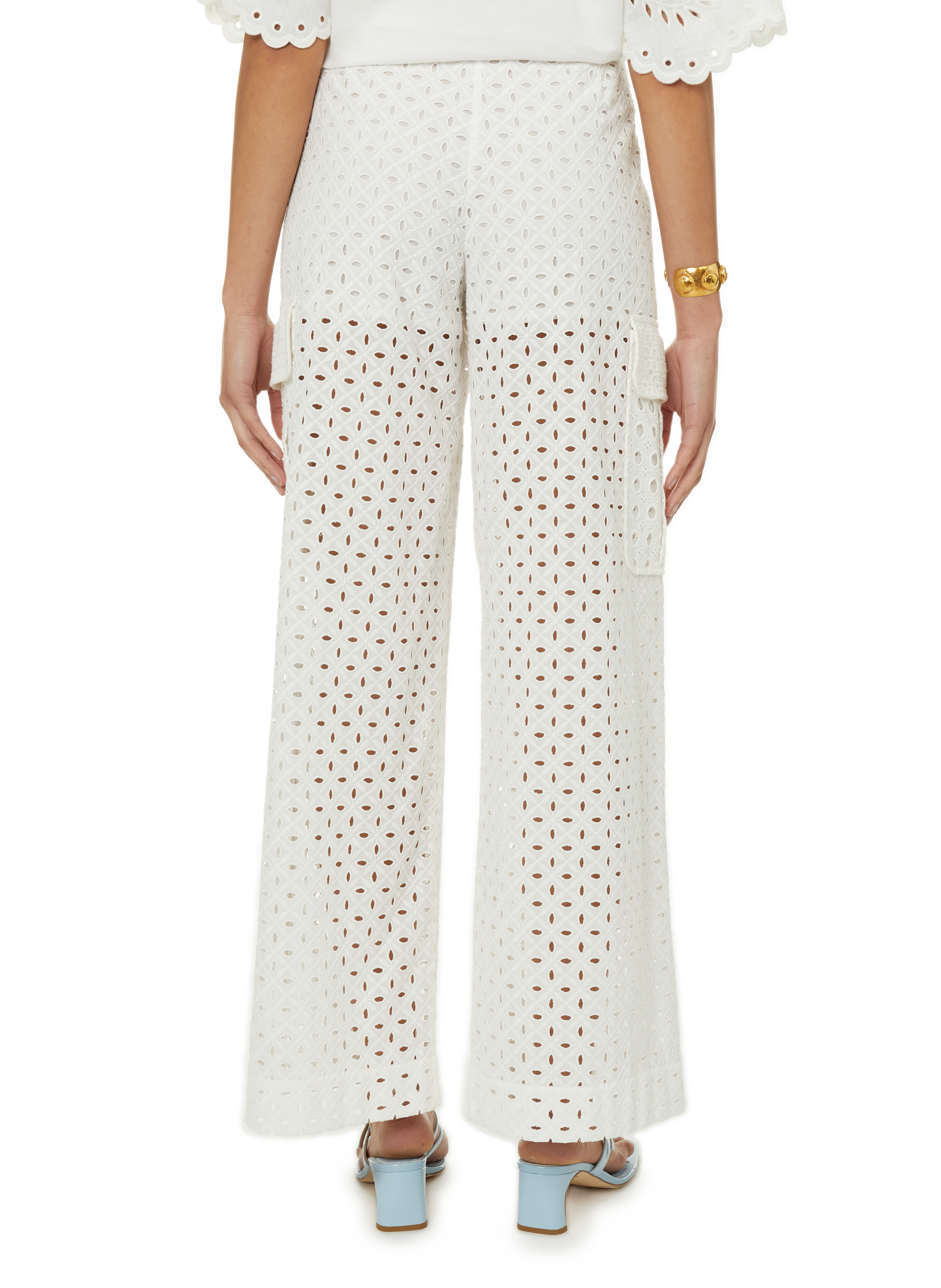 Giselle leather heeled sandals AEYDE Blue