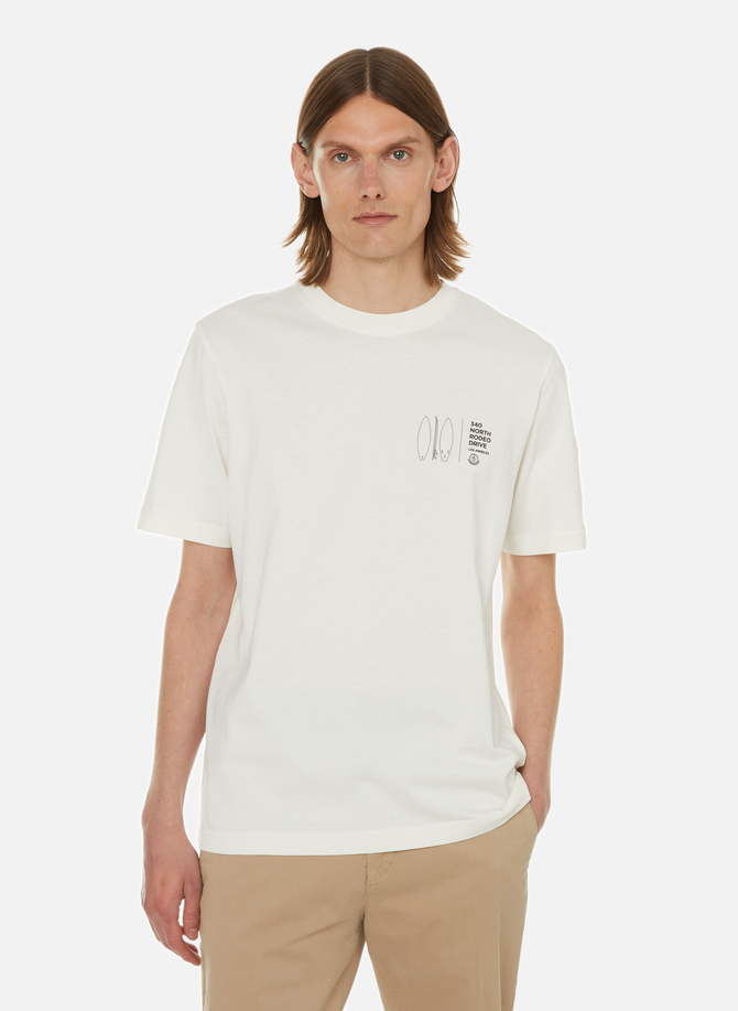 MONCLER printed cotton T-shirt