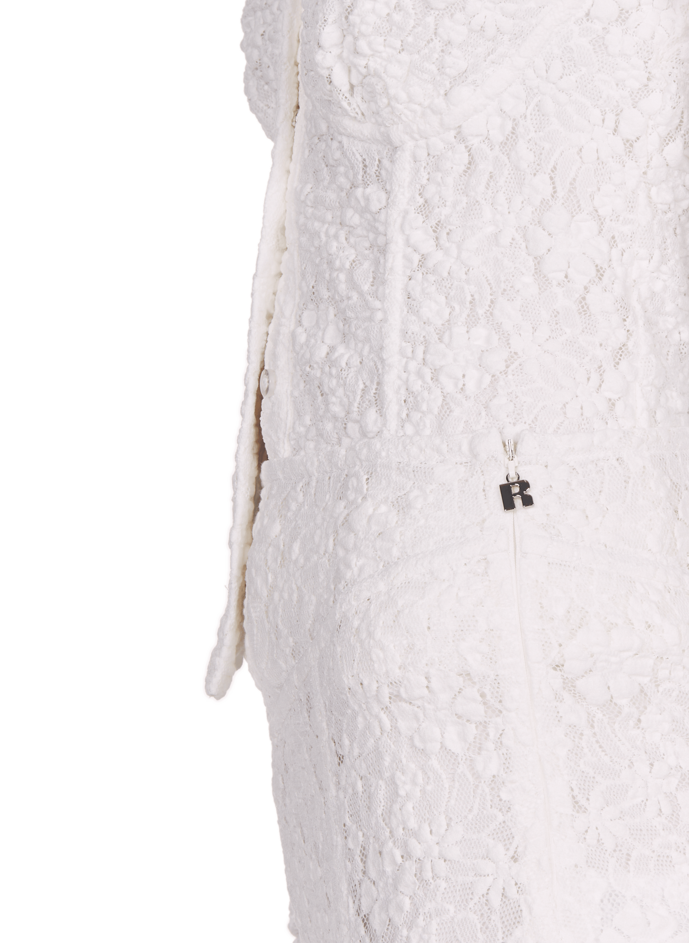 Lace trousers ROTATE White