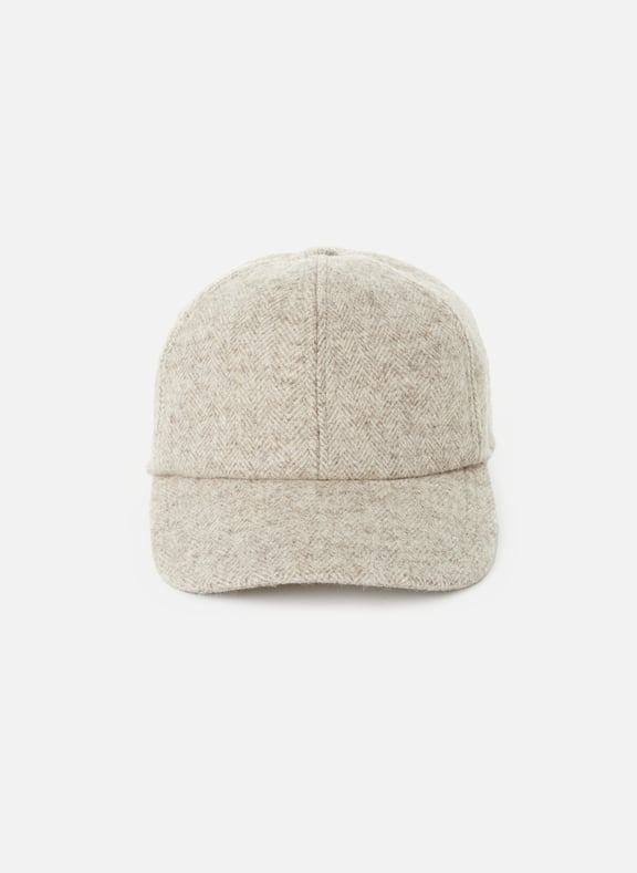 Casquette tissage damier Beige by SAISON 1865 SAISON 1865 Casquette tissage damier Beige