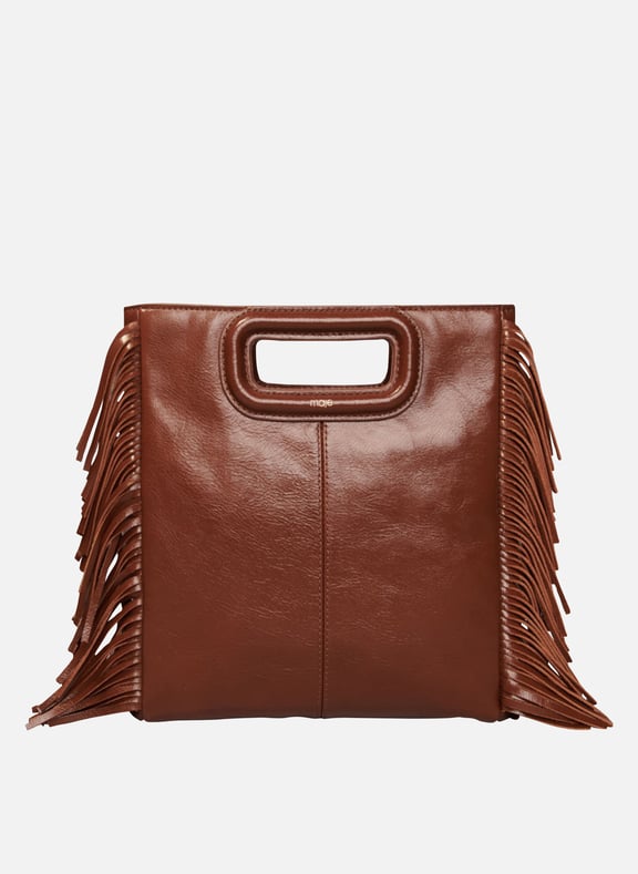Sac bandoulière en cuir Marron by MAJE MAJE Sac bandoulière en cuir Marron