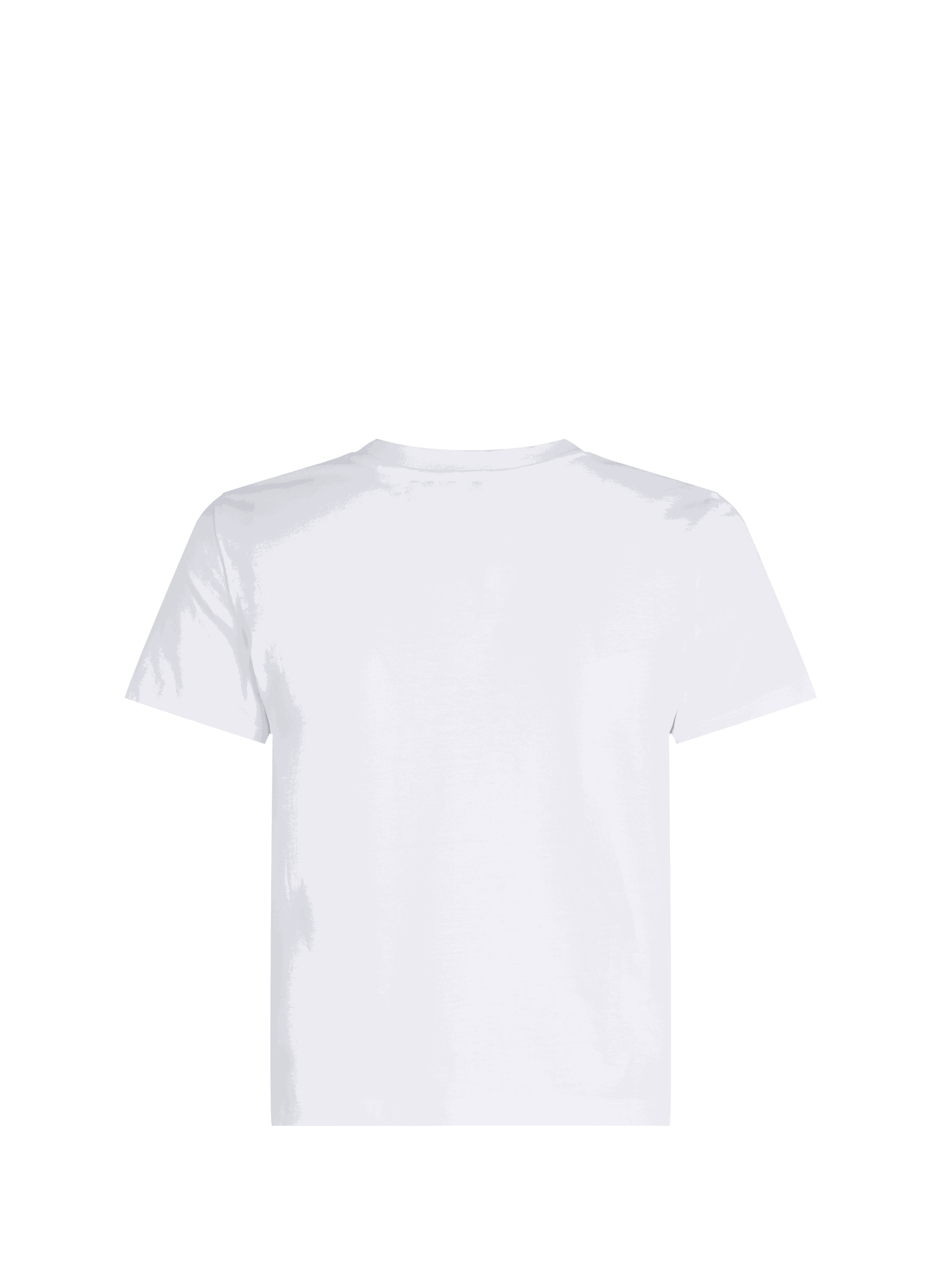 Short slim fit cotton t-shirt CALVIN KLEIN White