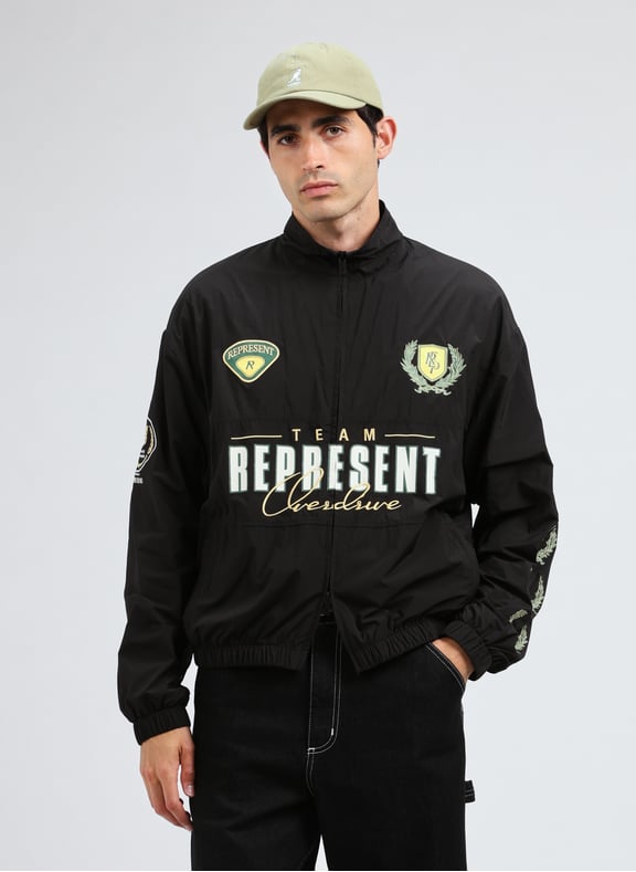 Logo jacket Black by REPRESENT REPRESENT Logo jacket Black