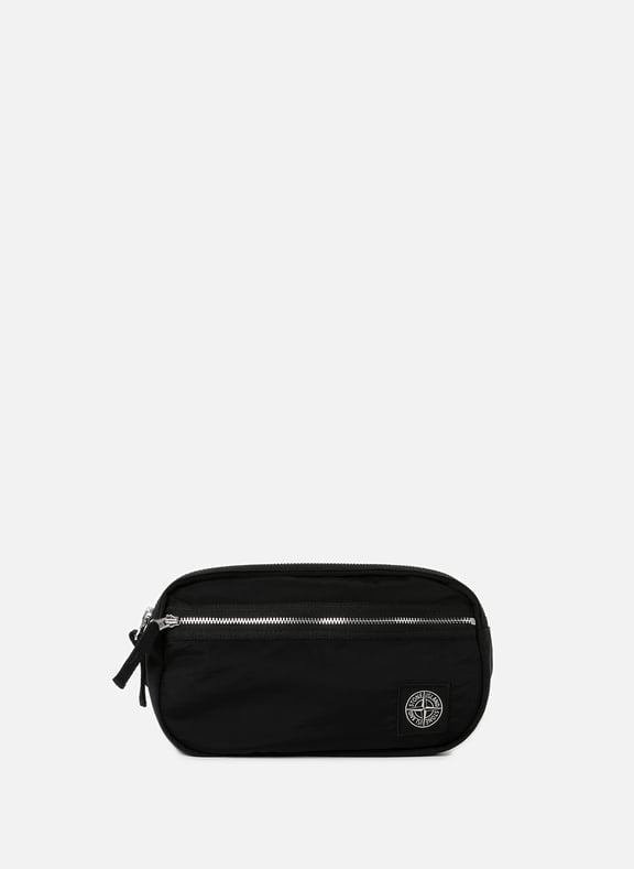 Sac banane uni Noir by STONE ISLAND STONE ISLAND Sac banane uni Noir