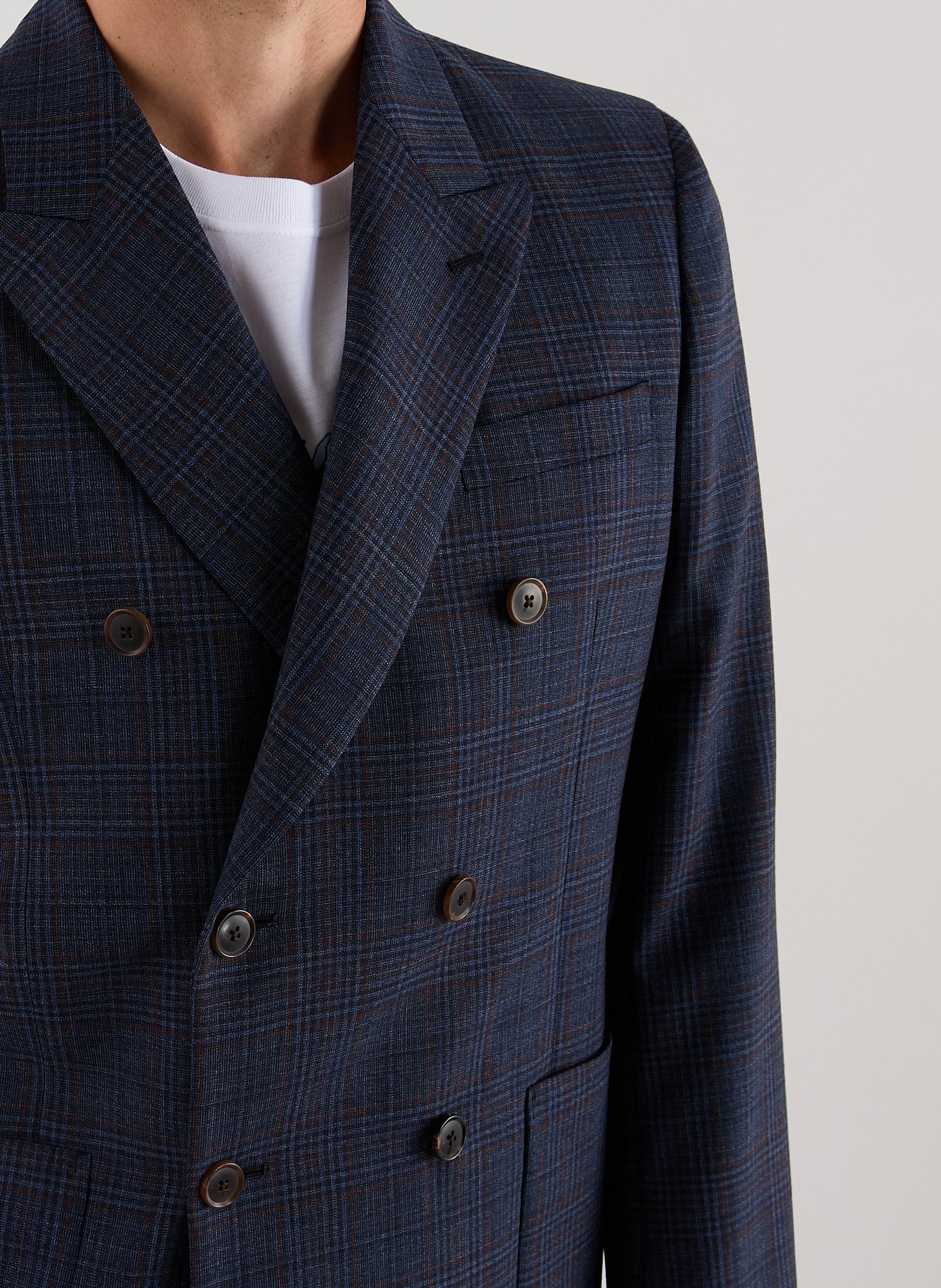 Wool checked blazer PAUL SMITH Multicolour