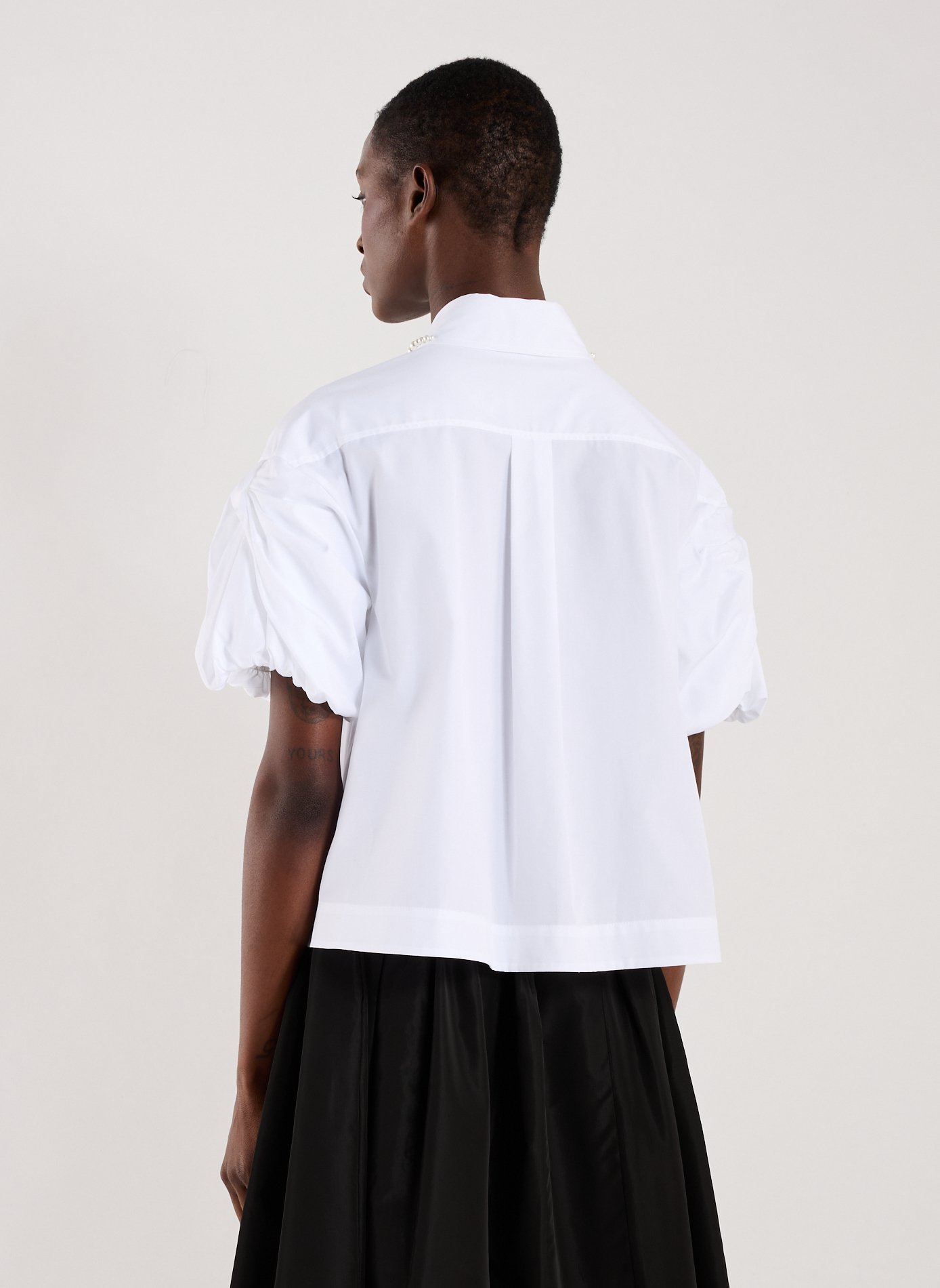 Cotton pearl shirts SIMONE ROCHA White