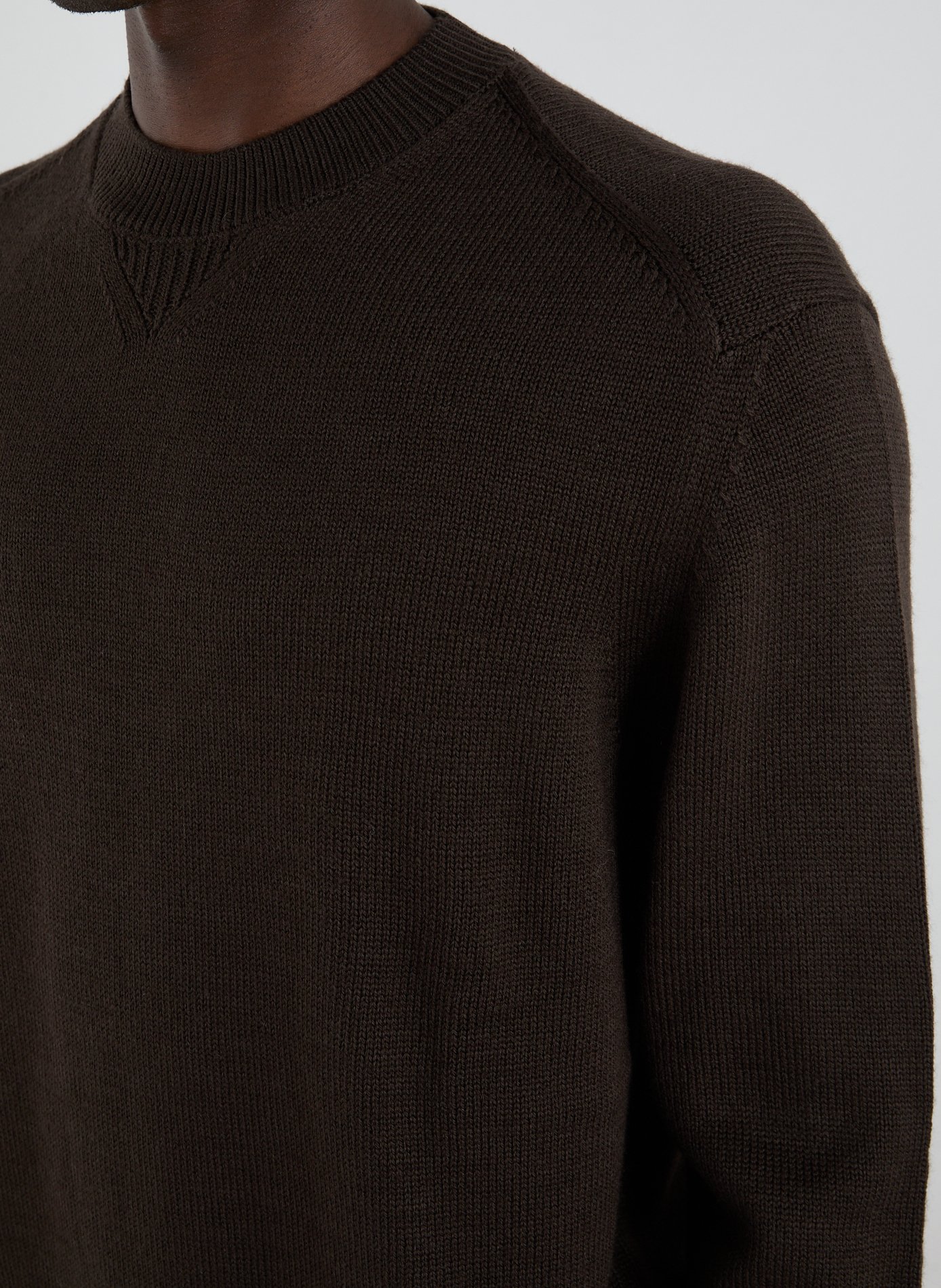 Cotton-blend jumper ARMANI EXCHANGE Brown