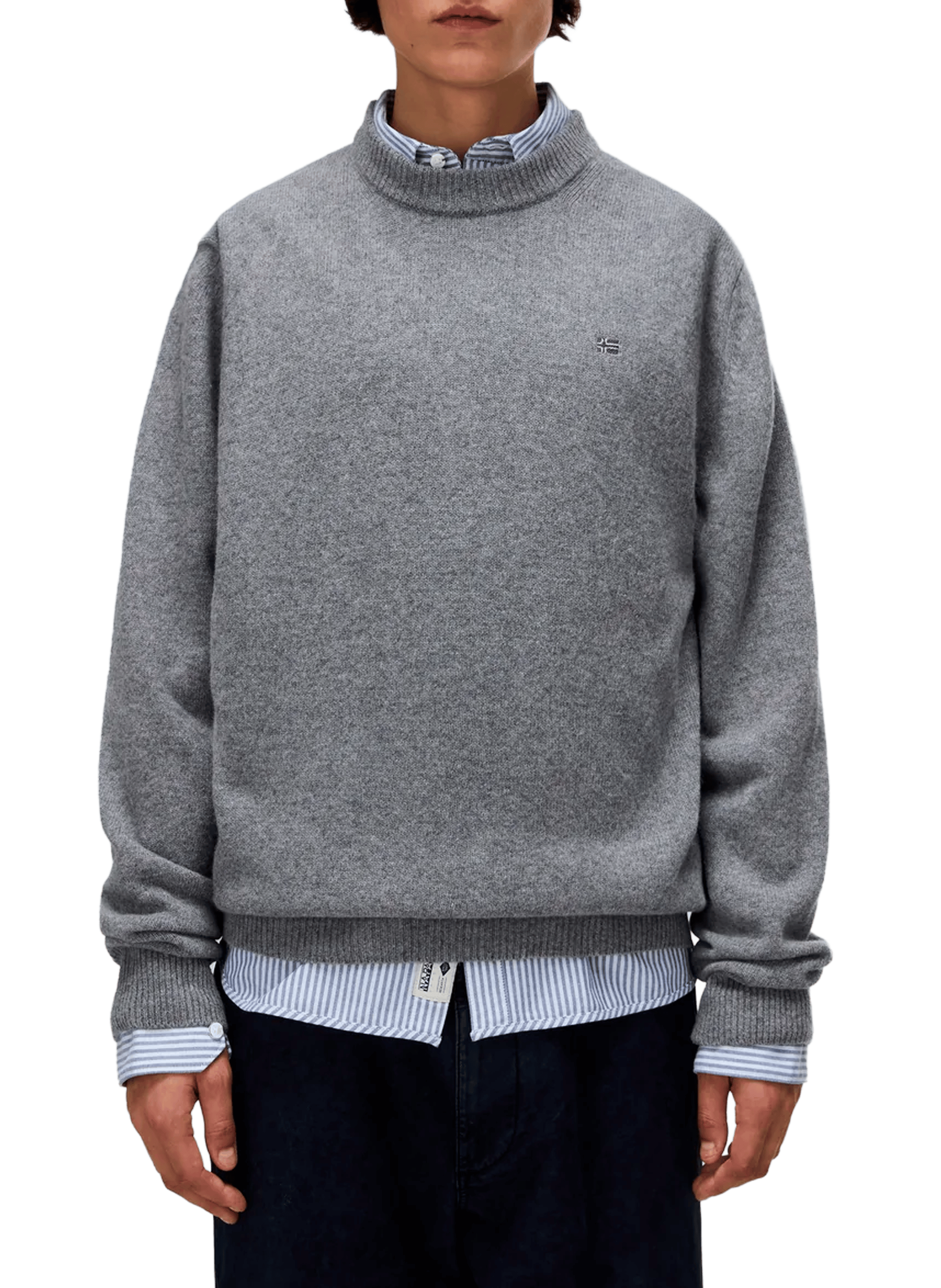 NAPAPIJRI Sweatshirt en laine mélangée Gris