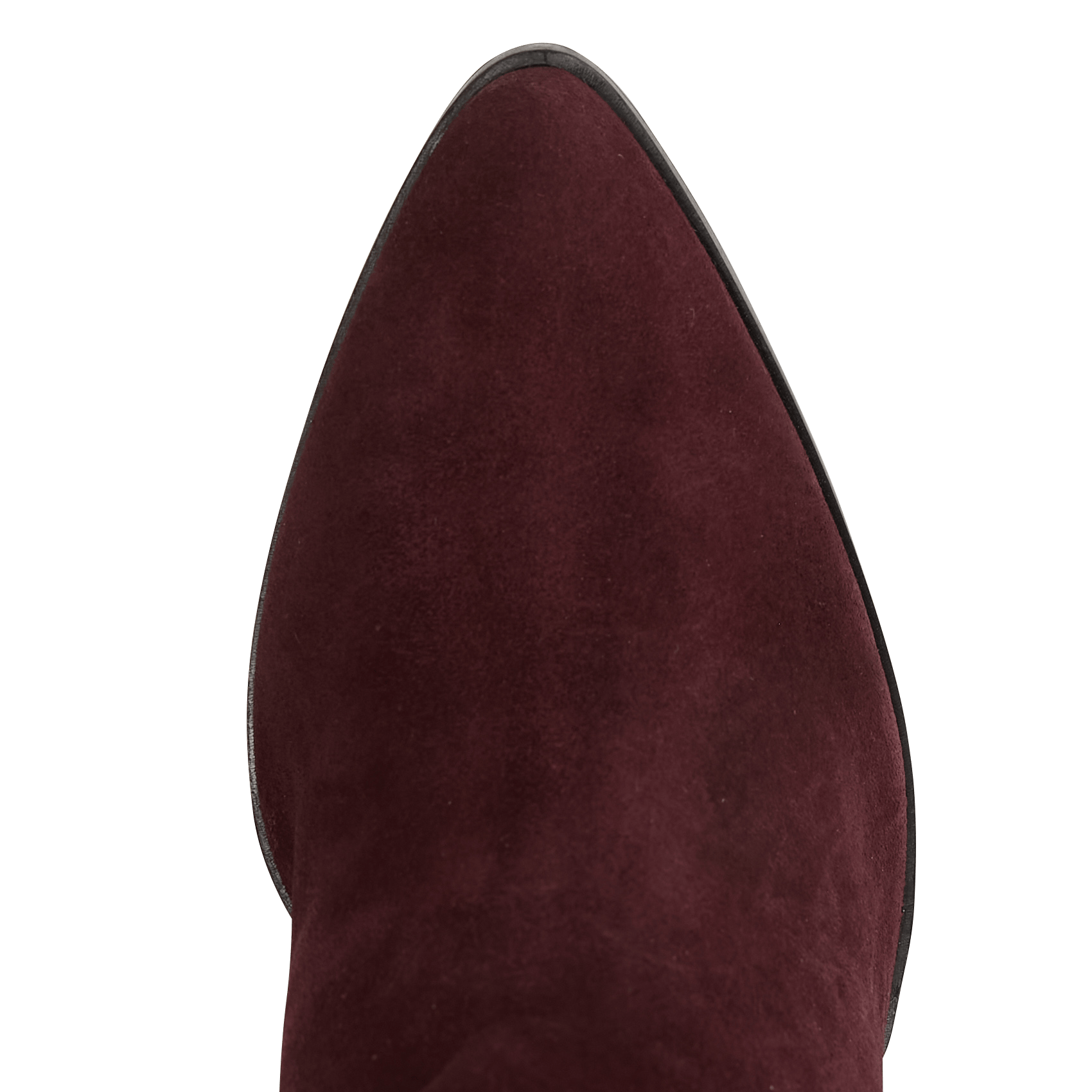 Bottes en cuir velours IKKS Rouge