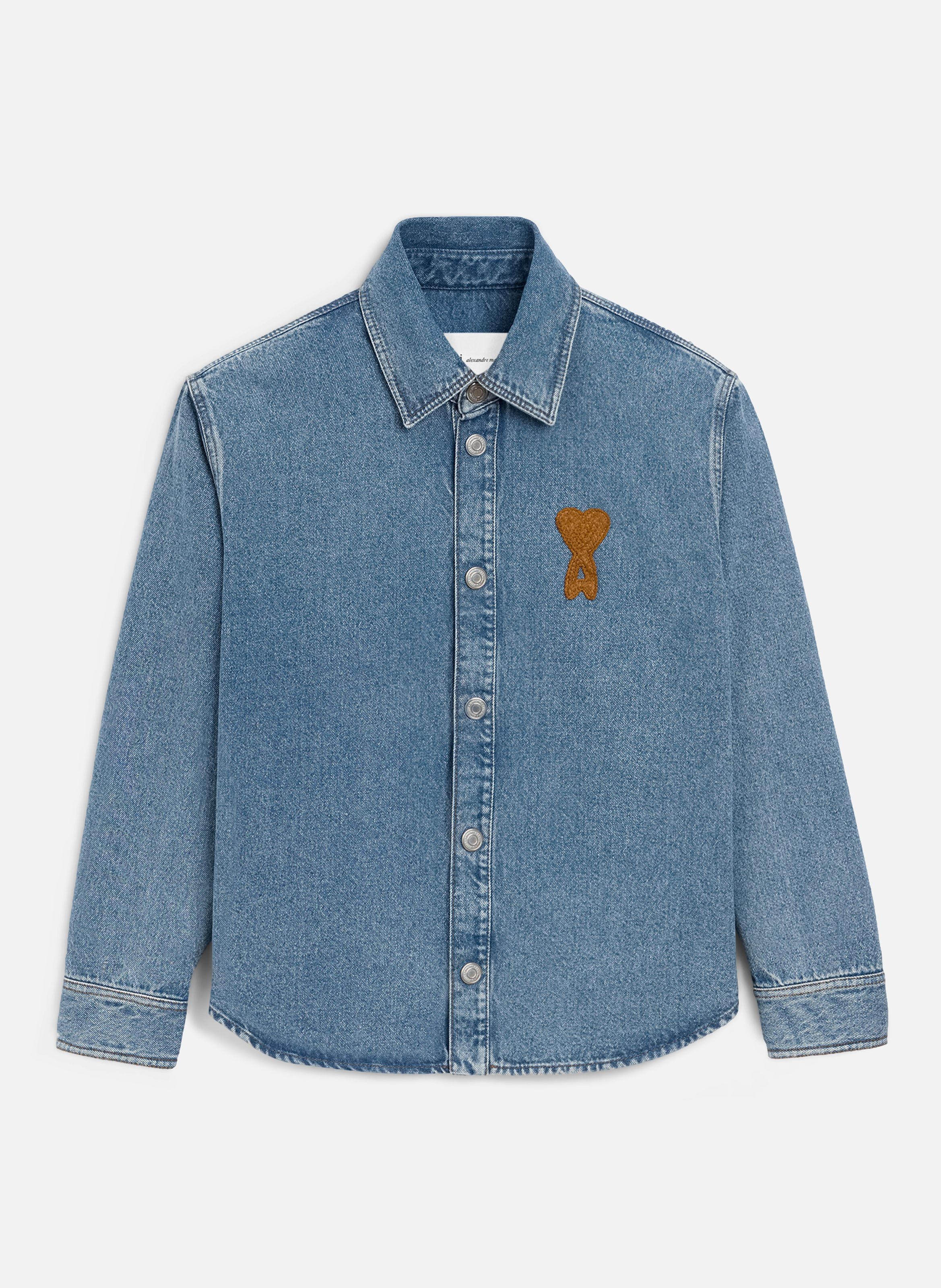 Surchemise ami de coeur en crochet unisexe en coton AMI PARIS Bleu