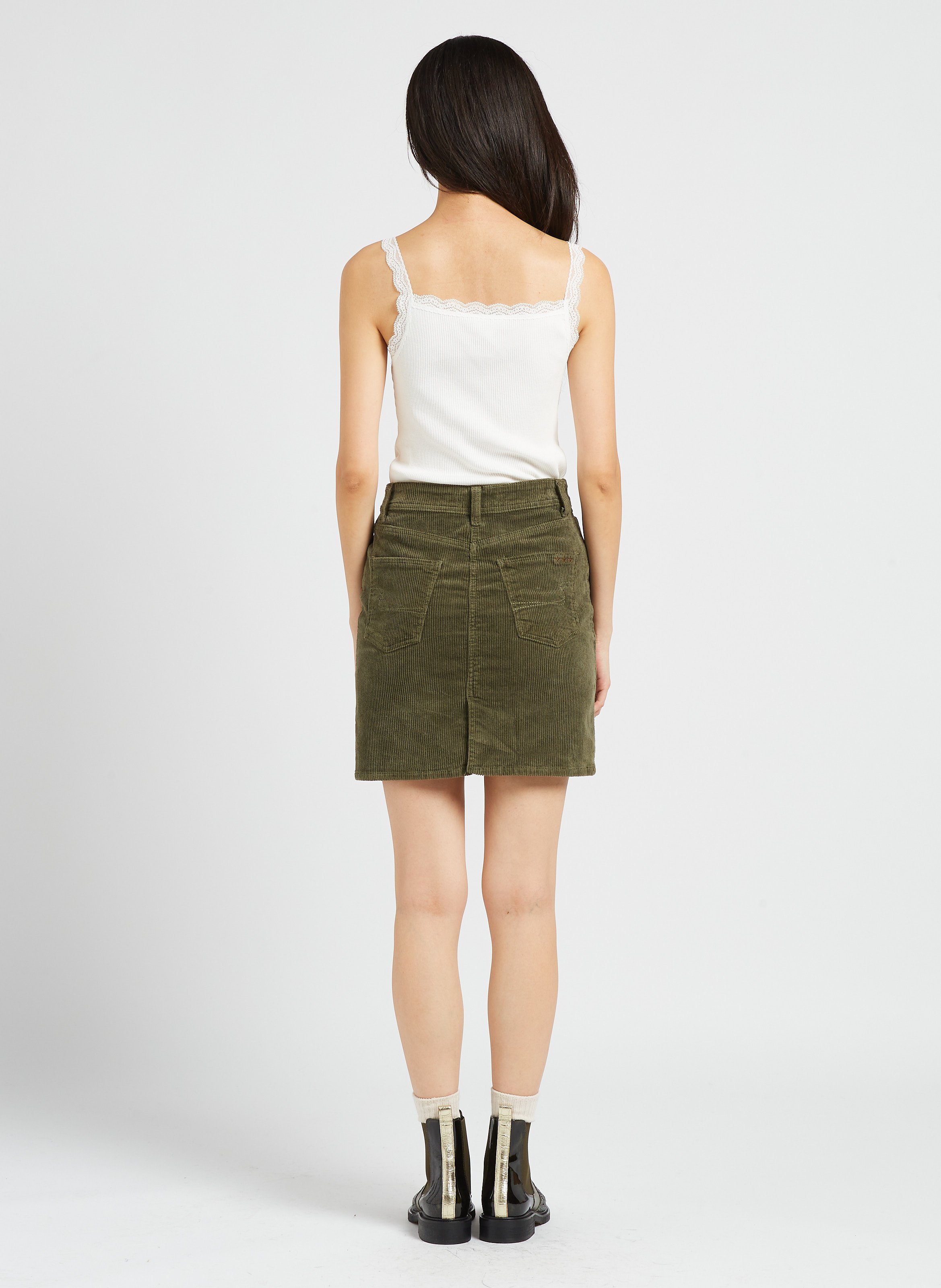 Débardeur col carré en coton perry MAISON 123 Blanc