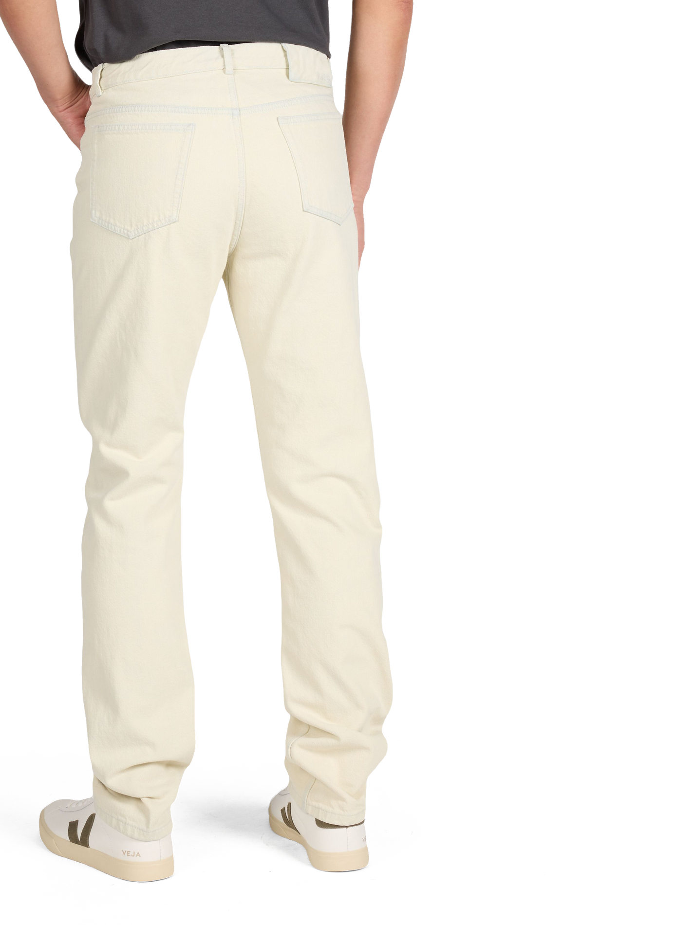 Wide-leg cotton jeans A.P.C. Beige