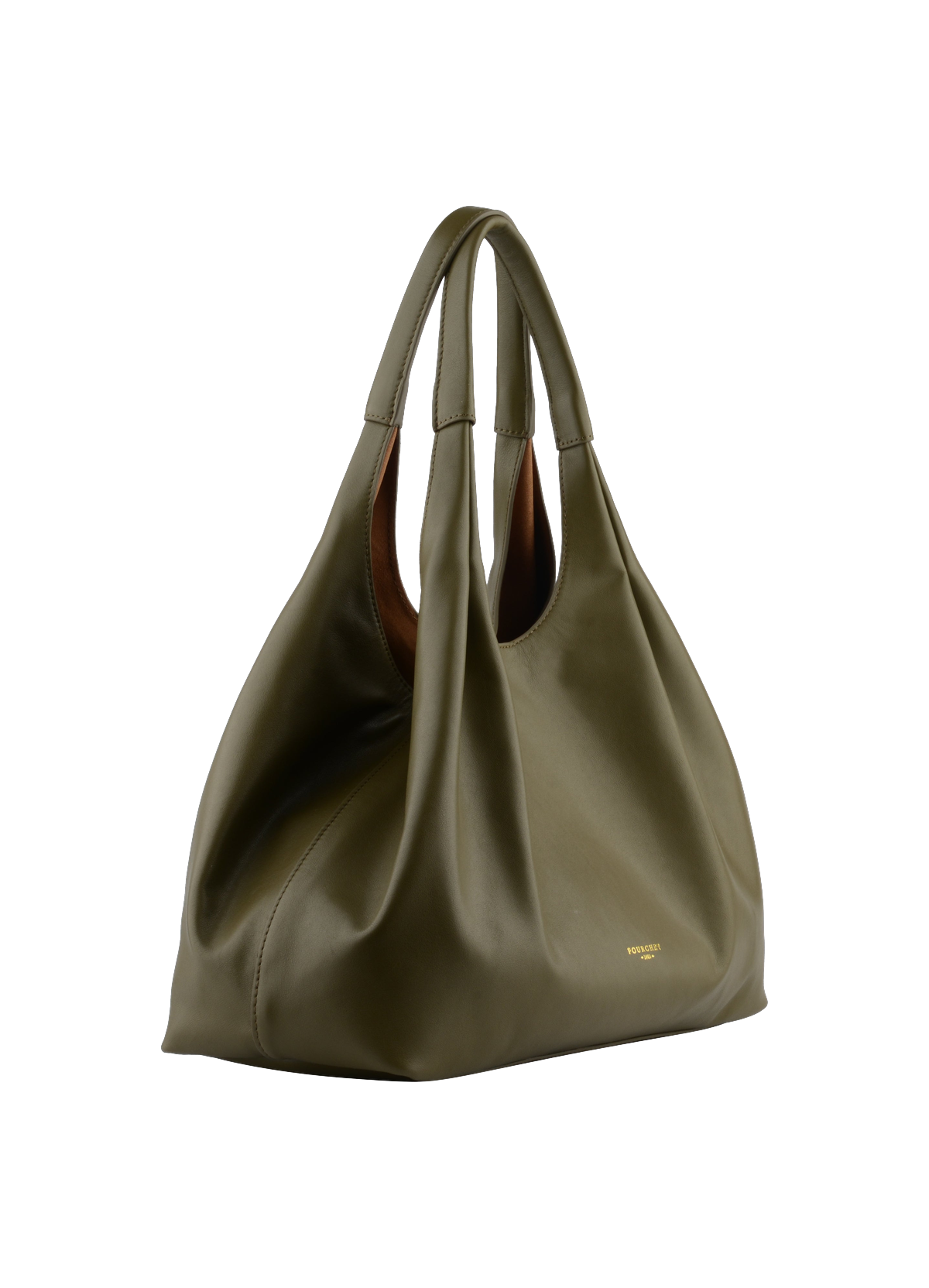 Arche | sac besace en cuir de vachette POURCHET Kaki