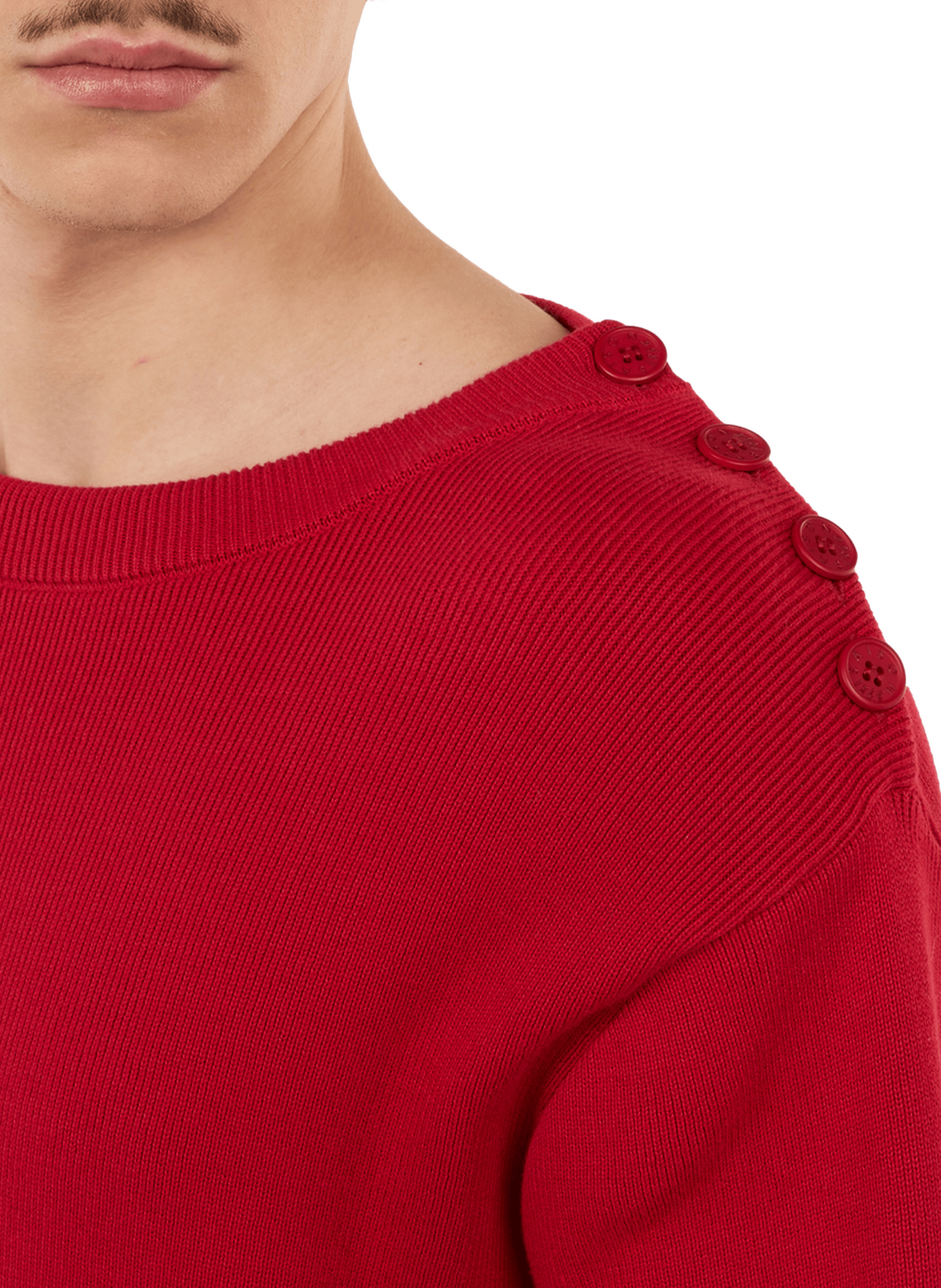 100% cotton sweater SAISON 1865 Red