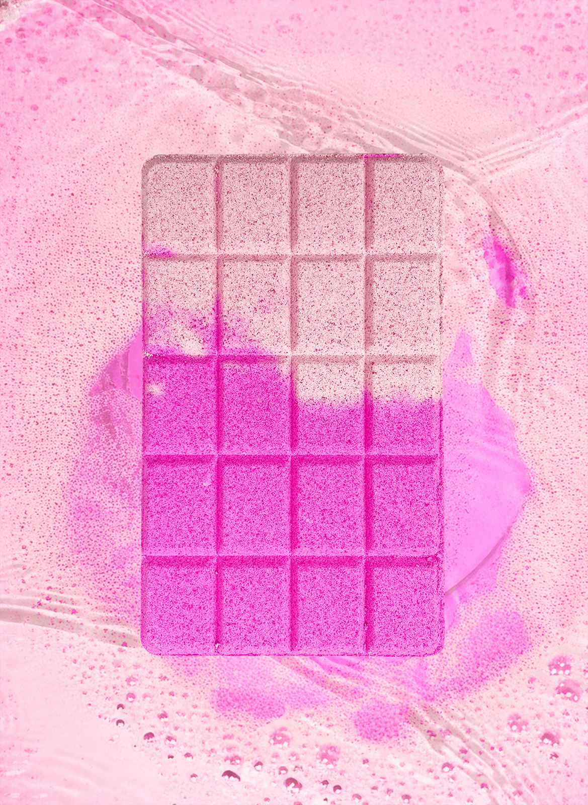 Tablette de bain effervescente - Parfum fraise INUWET No color